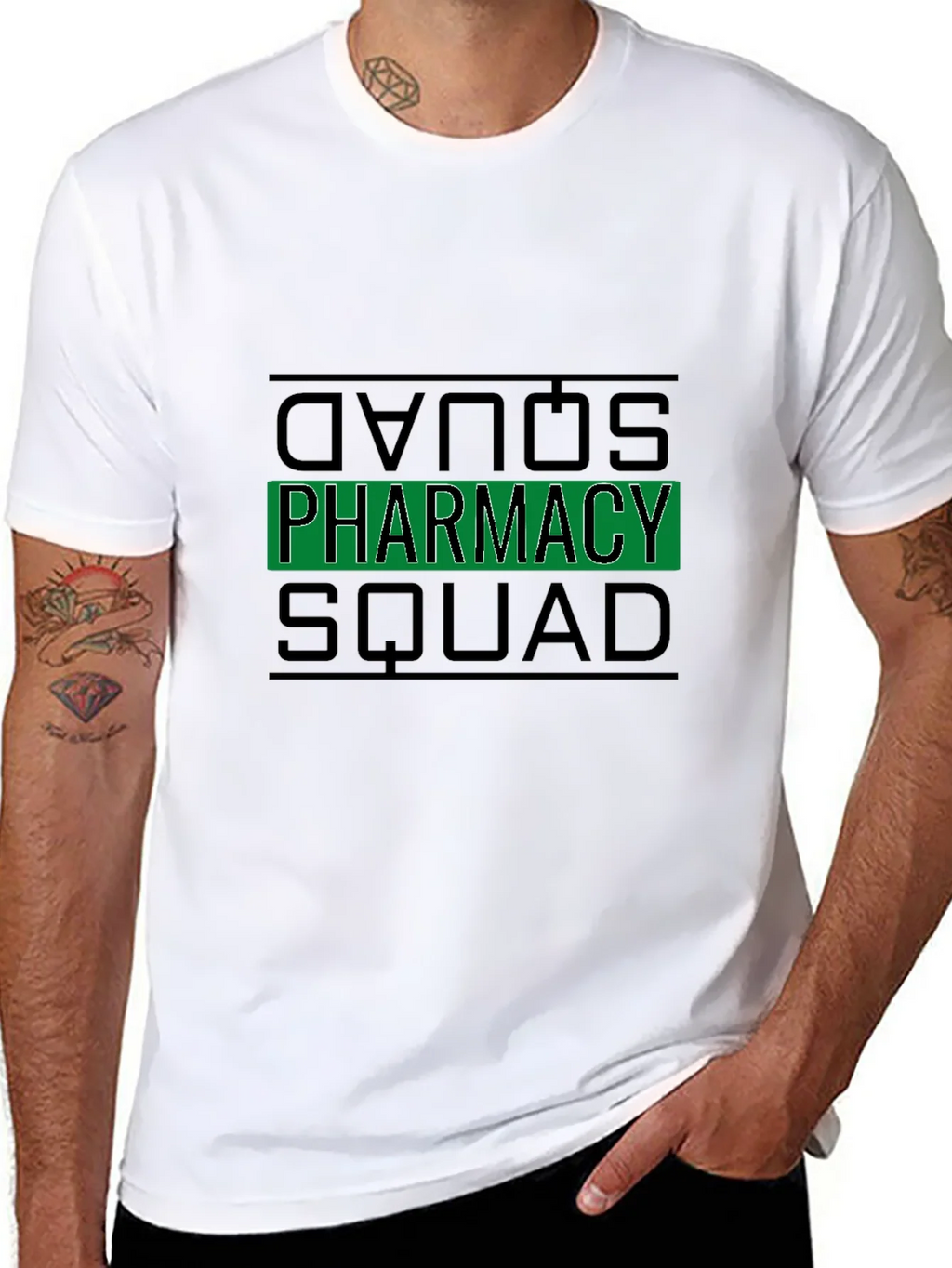 Pharmacy Squad Black T-Shirt product image 6