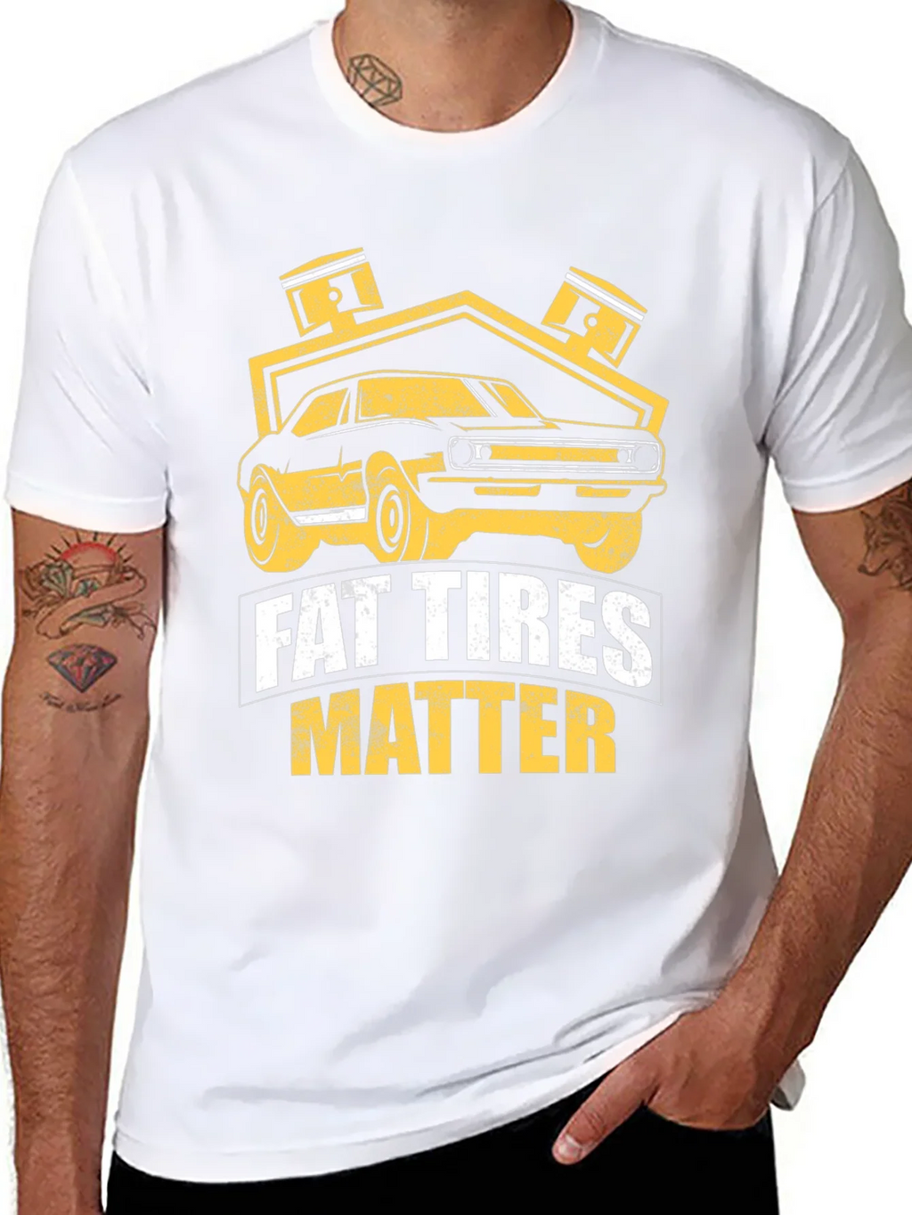 Fat Tires Matter T-Shirt Car Enthusiast Tee product image 6
