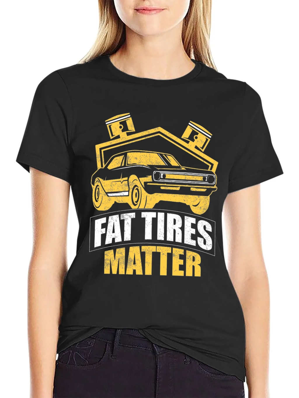 Fat Tires Matter T-Shirt Car Enthusiast Tee product image 1
