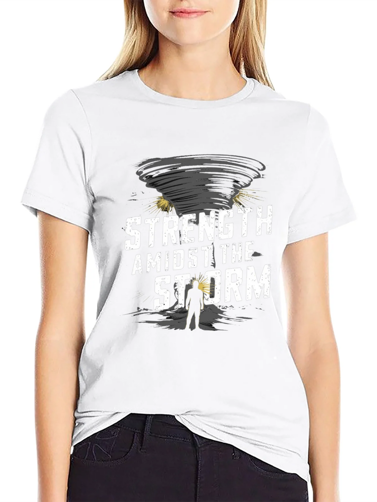 Strength Amidst the Storm Graphic T-Shirt product image 8