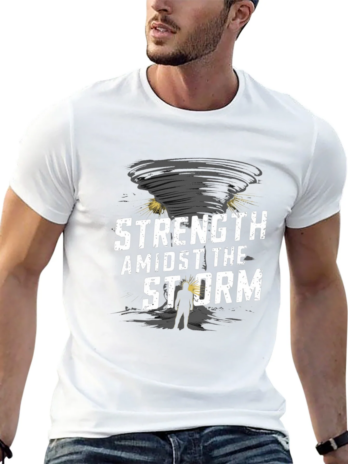 Strength Amidst the Storm Graphic T-Shirt product image 12