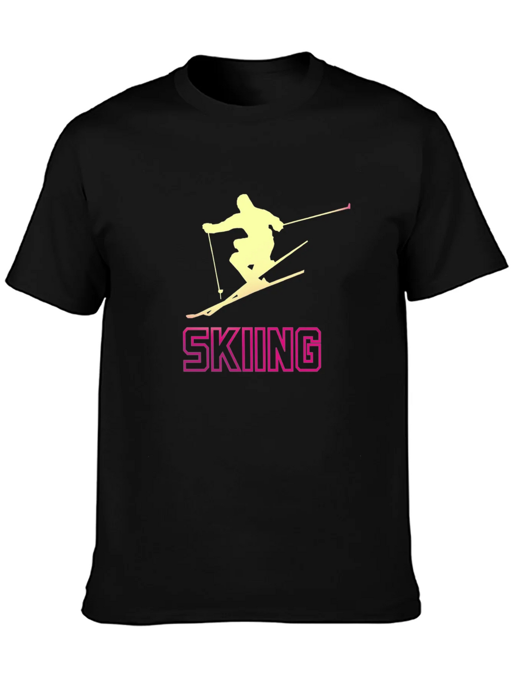 Skiing T-Shirt: Stylish Sportswear for Winter Adventures product image 3
