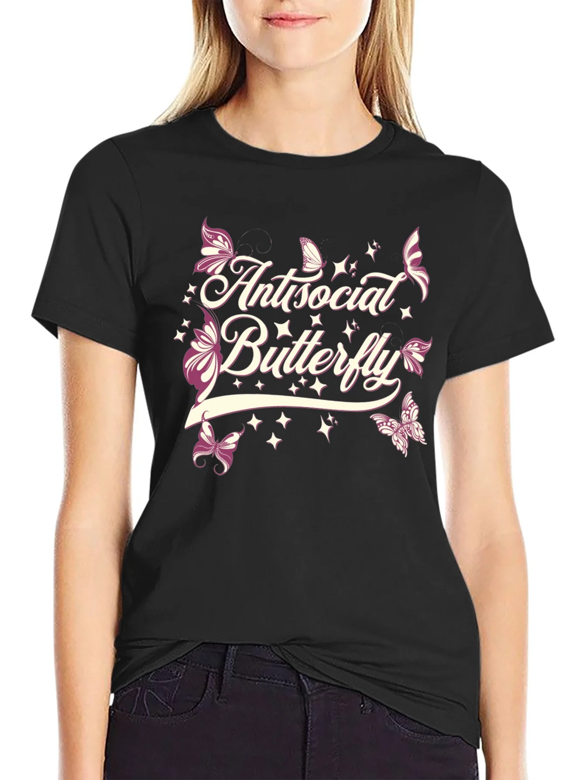 Antisocial Butterfly Graphic Tee product image 2