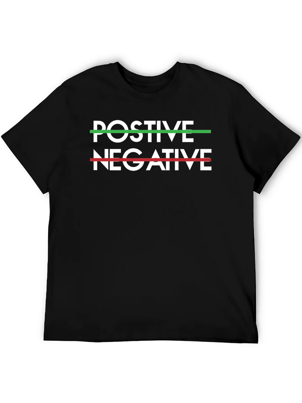 Positive Negative T-Shirt - Crew Neck Tee product image 5