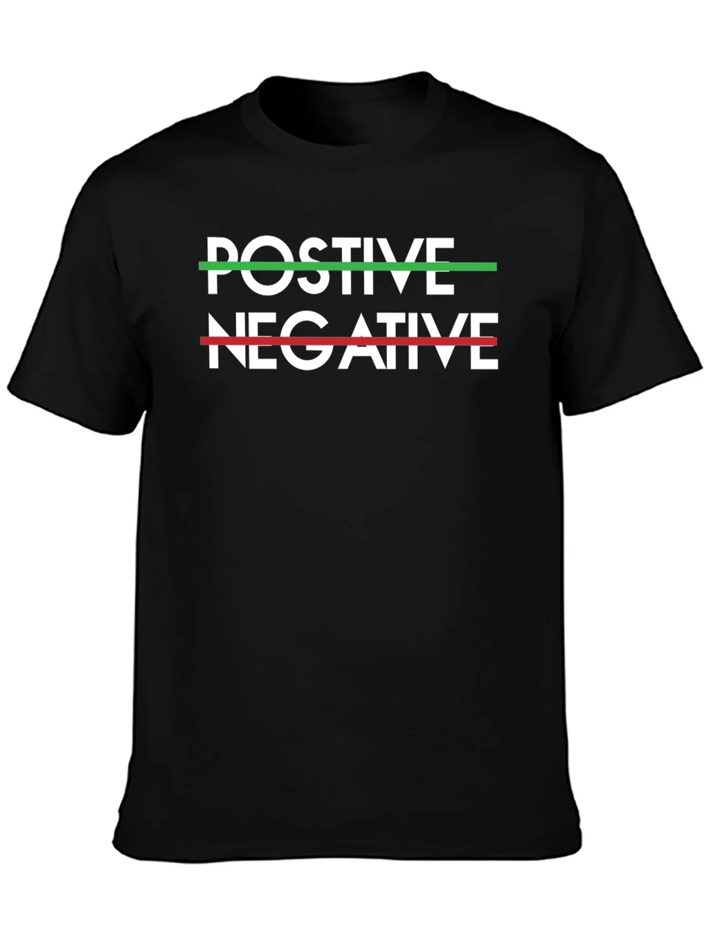 Positive Negative T-Shirt - Crew Neck Tee product image 3
