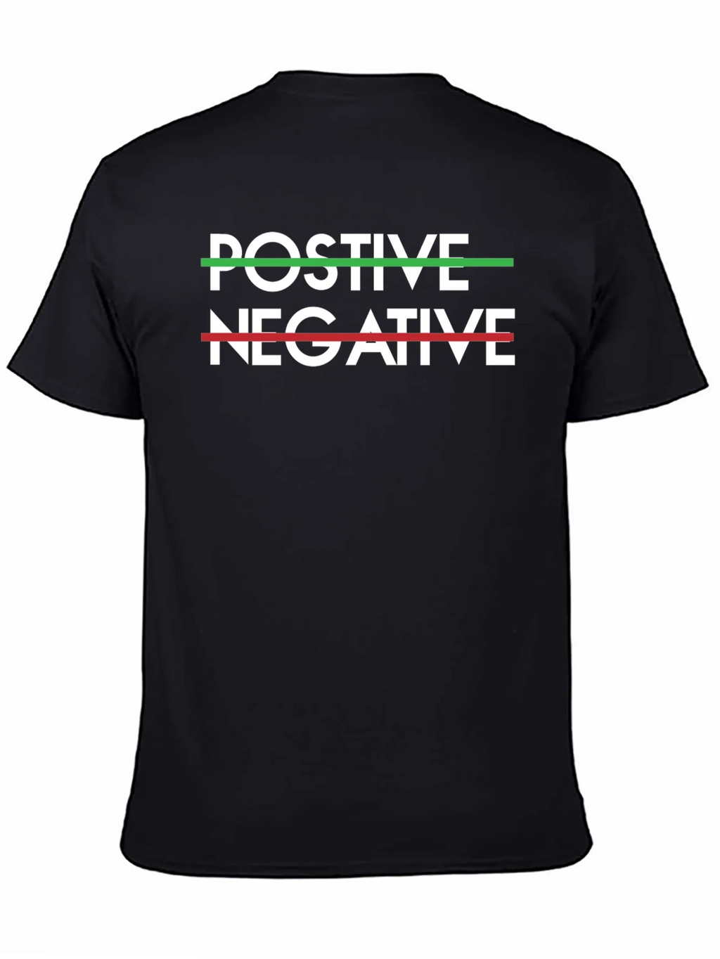Positive Negative T-Shirt - Crew Neck Tee product image 4