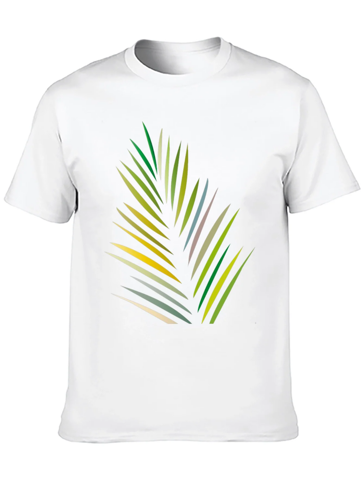 Tropical Leaf Graphic Black T-Shirt product image 9