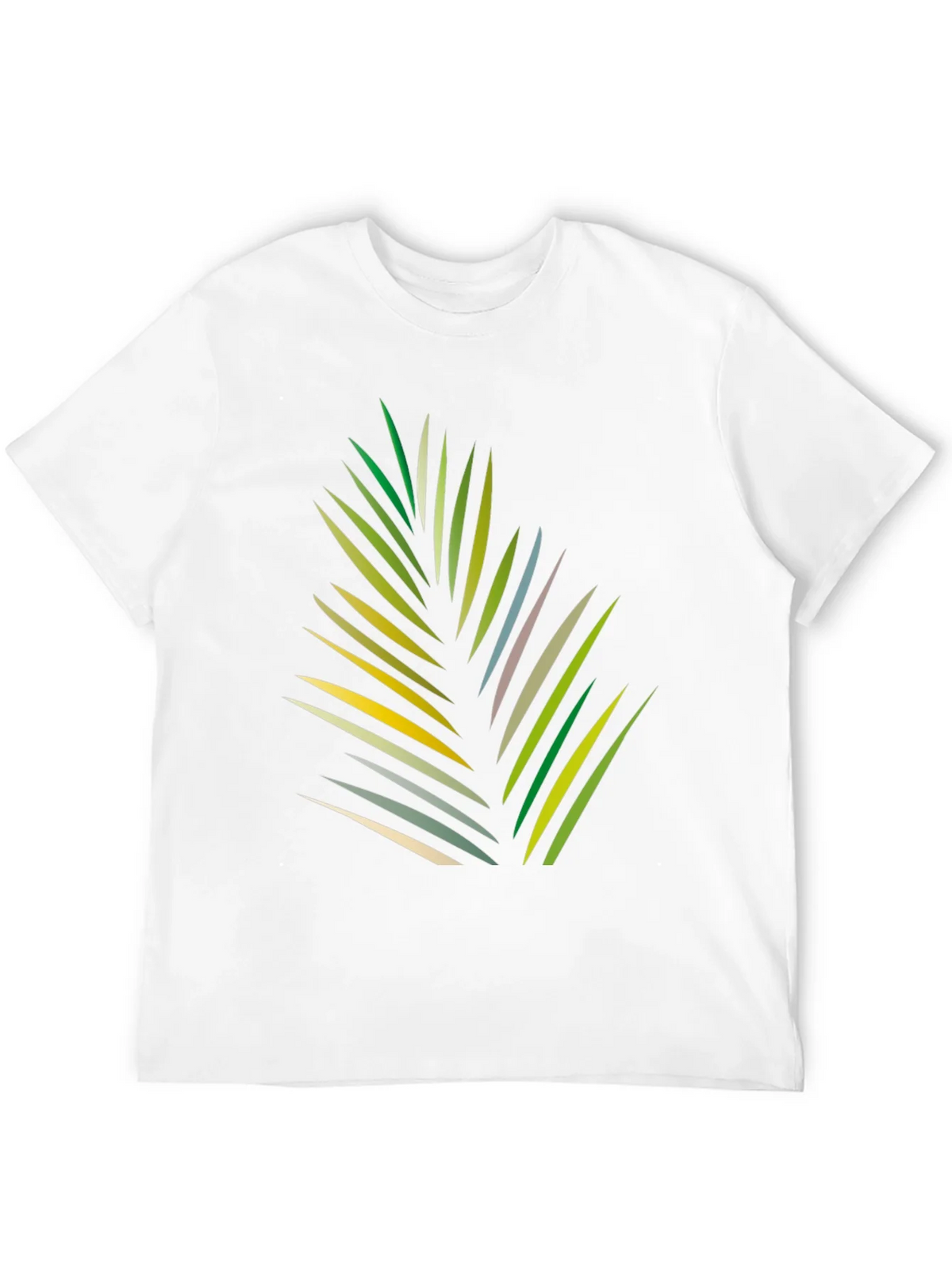 Tropical Leaf Graphic Black T-Shirt product image 11
