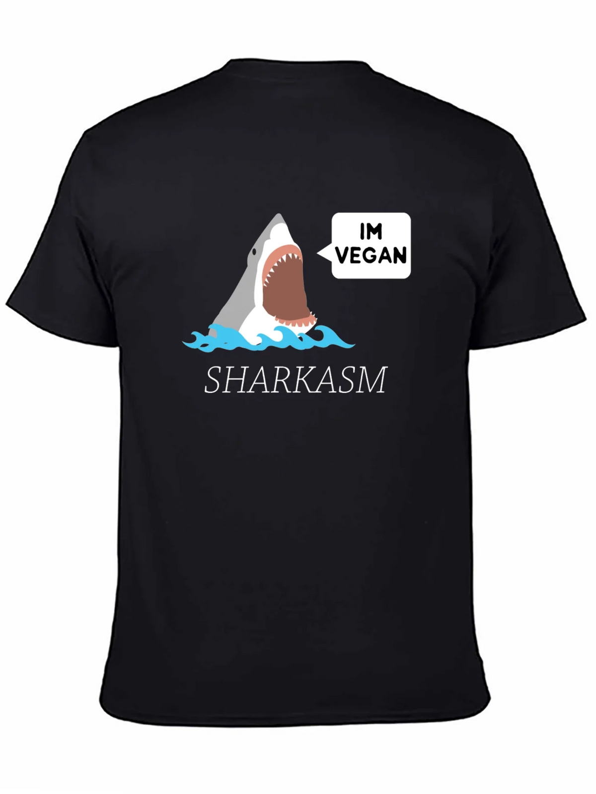 Vegan Shark T-Shirt - Funny Sharkasm Tee product image 4