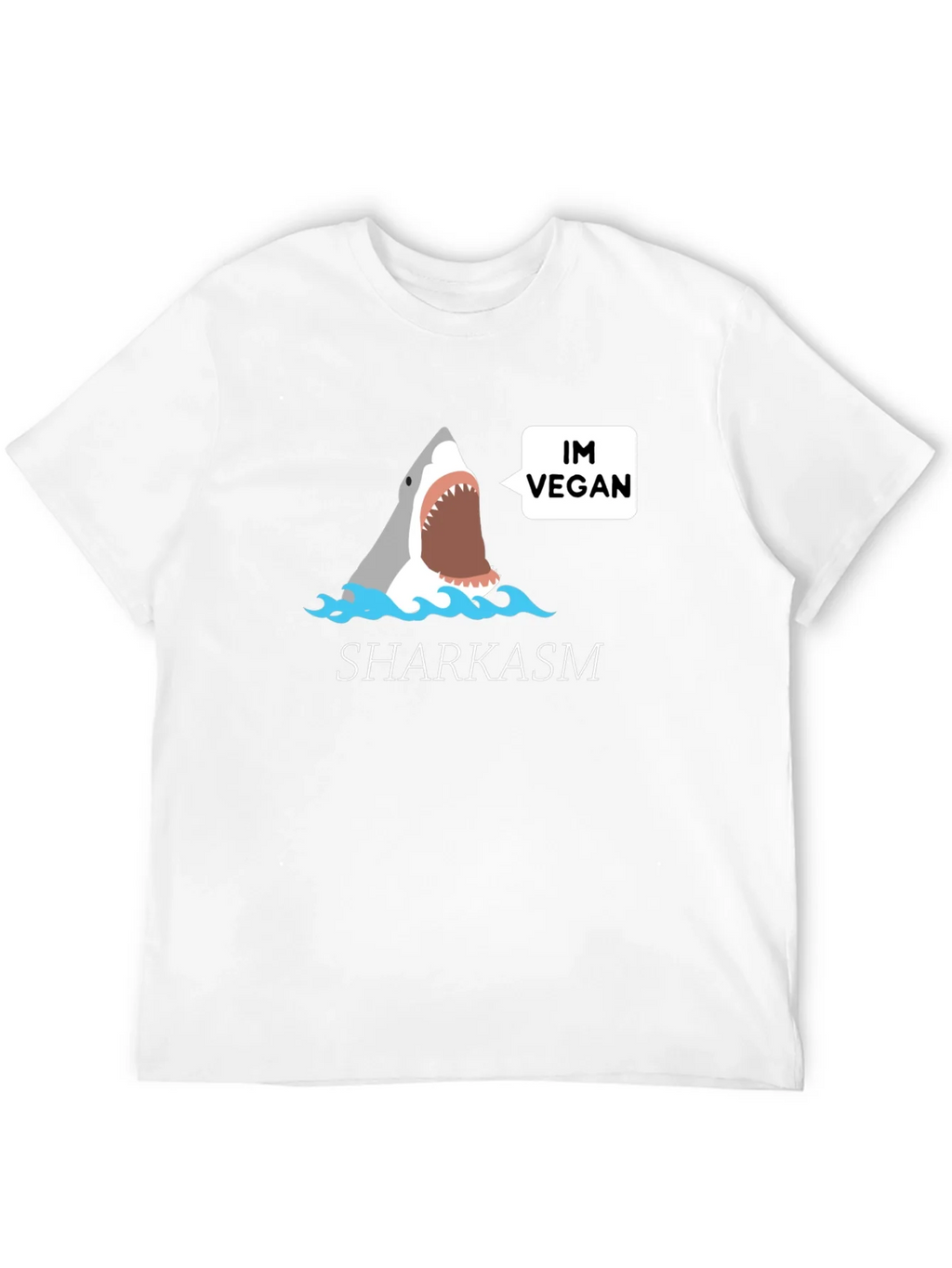 Vegan Shark T-Shirt - Funny Sharkasm Tee product image 10