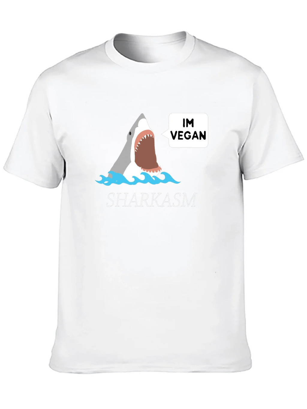 Vegan Shark T-Shirt - Funny Sharkasm Tee product image 9