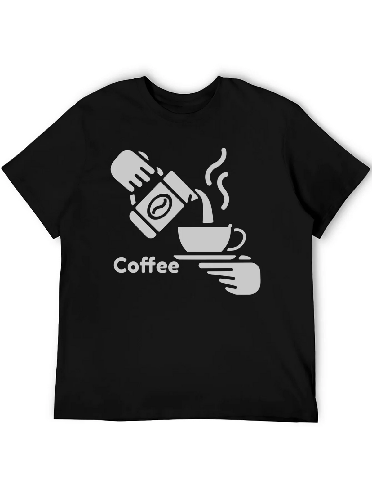 Coffee Graphic Tee - Black Casual T-Shirt product image 5