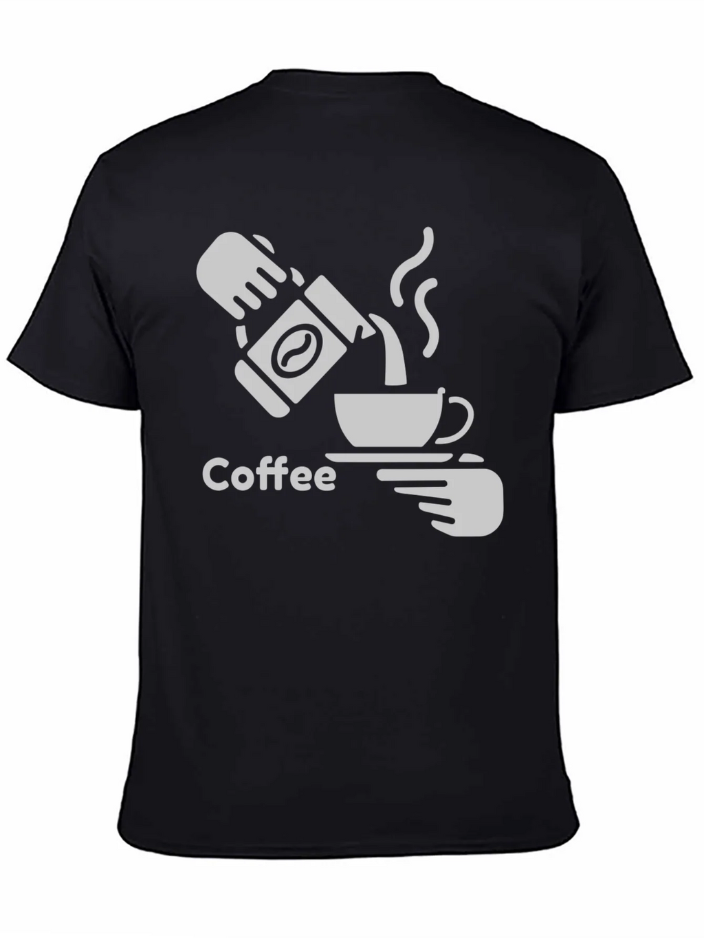 Coffee Graphic Tee - Black Casual T-Shirt product image 4