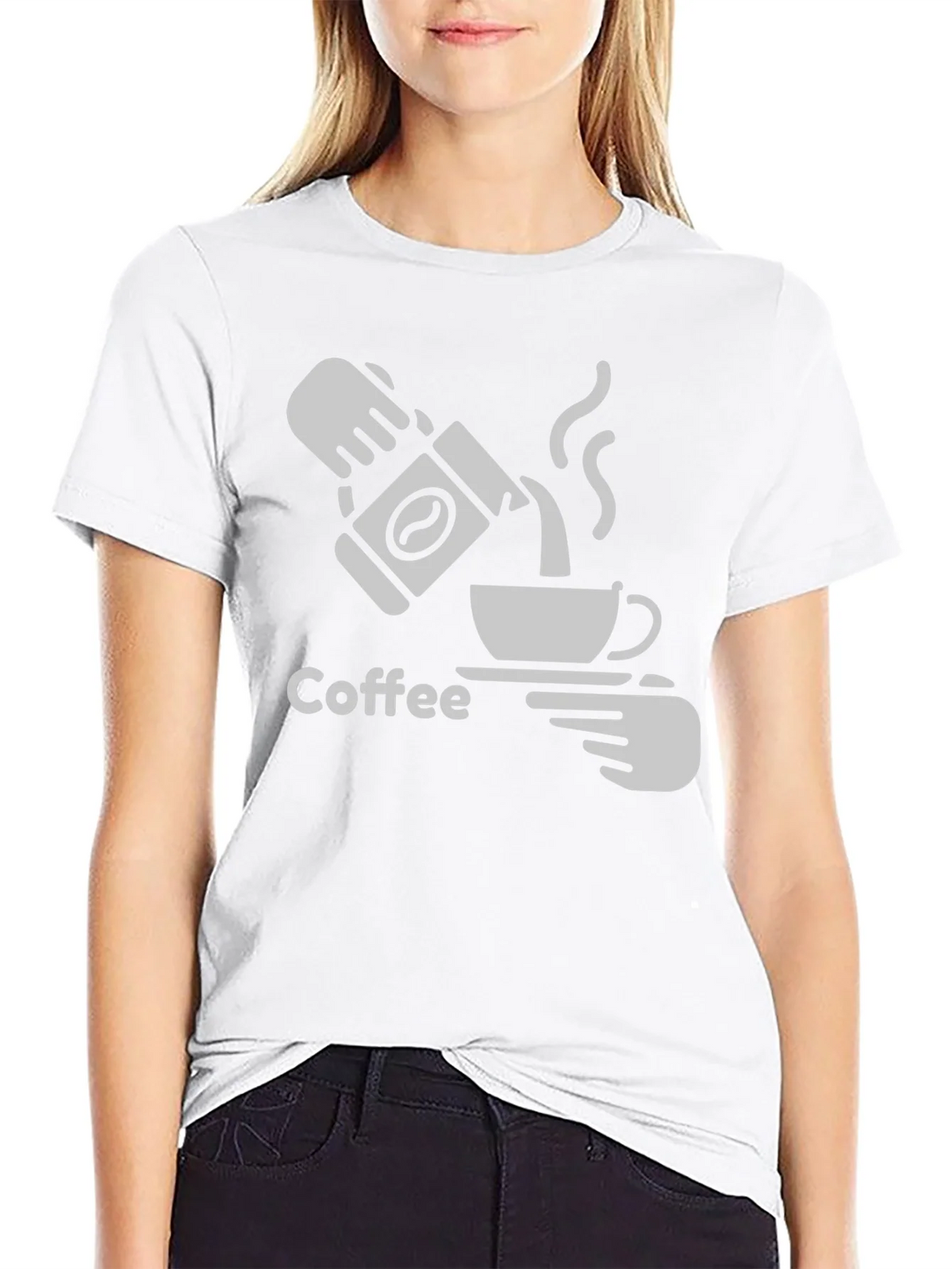 Coffee Graphic Tee - Black Casual T-Shirt product image 8
