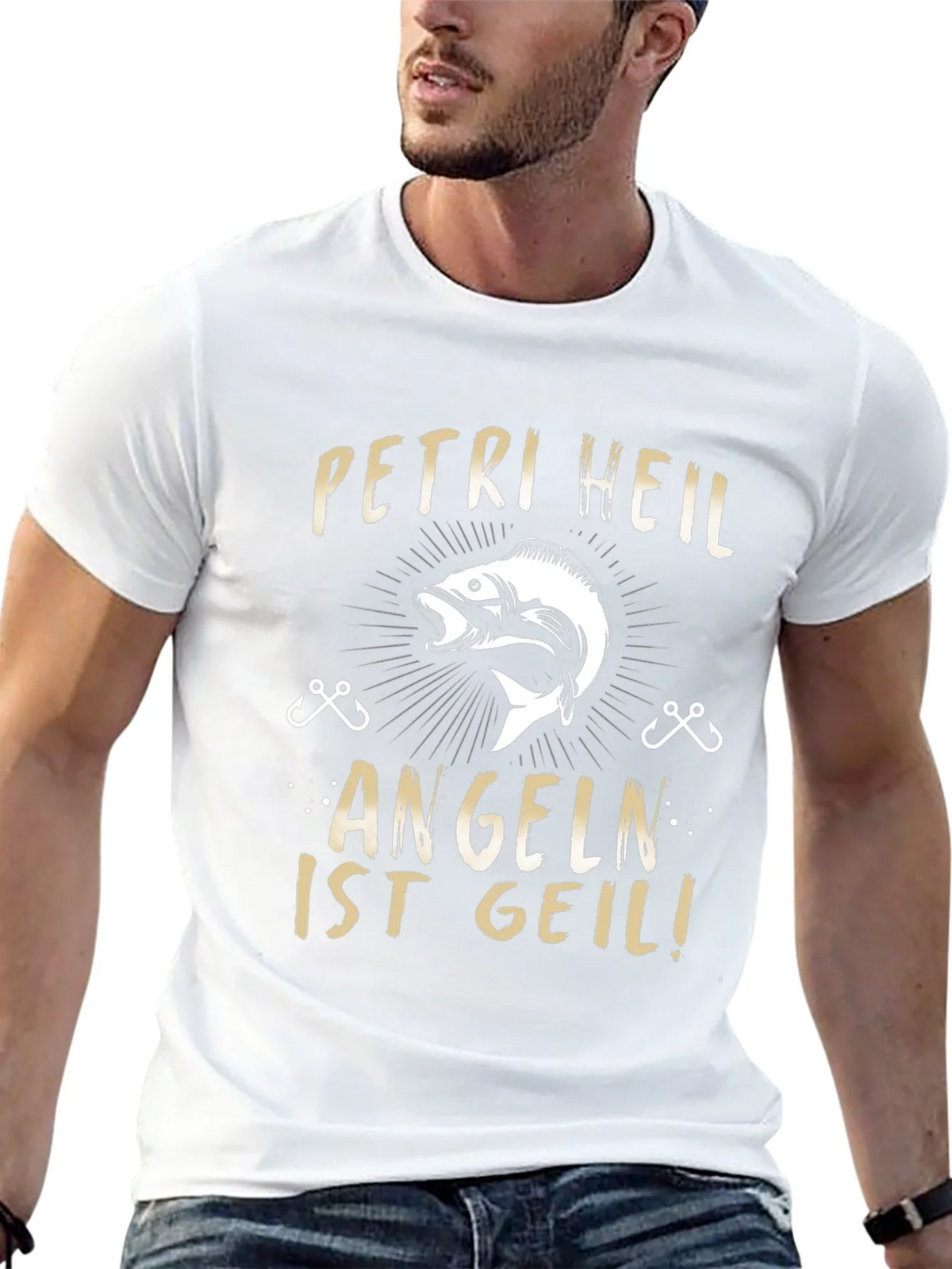 Funny Fishing T-Shirt - Petri Heil Angeln Ist Geil! product image 9