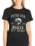 Funny Fishing T-Shirt - Petri Heil Angeln Ist Geil! product image 1