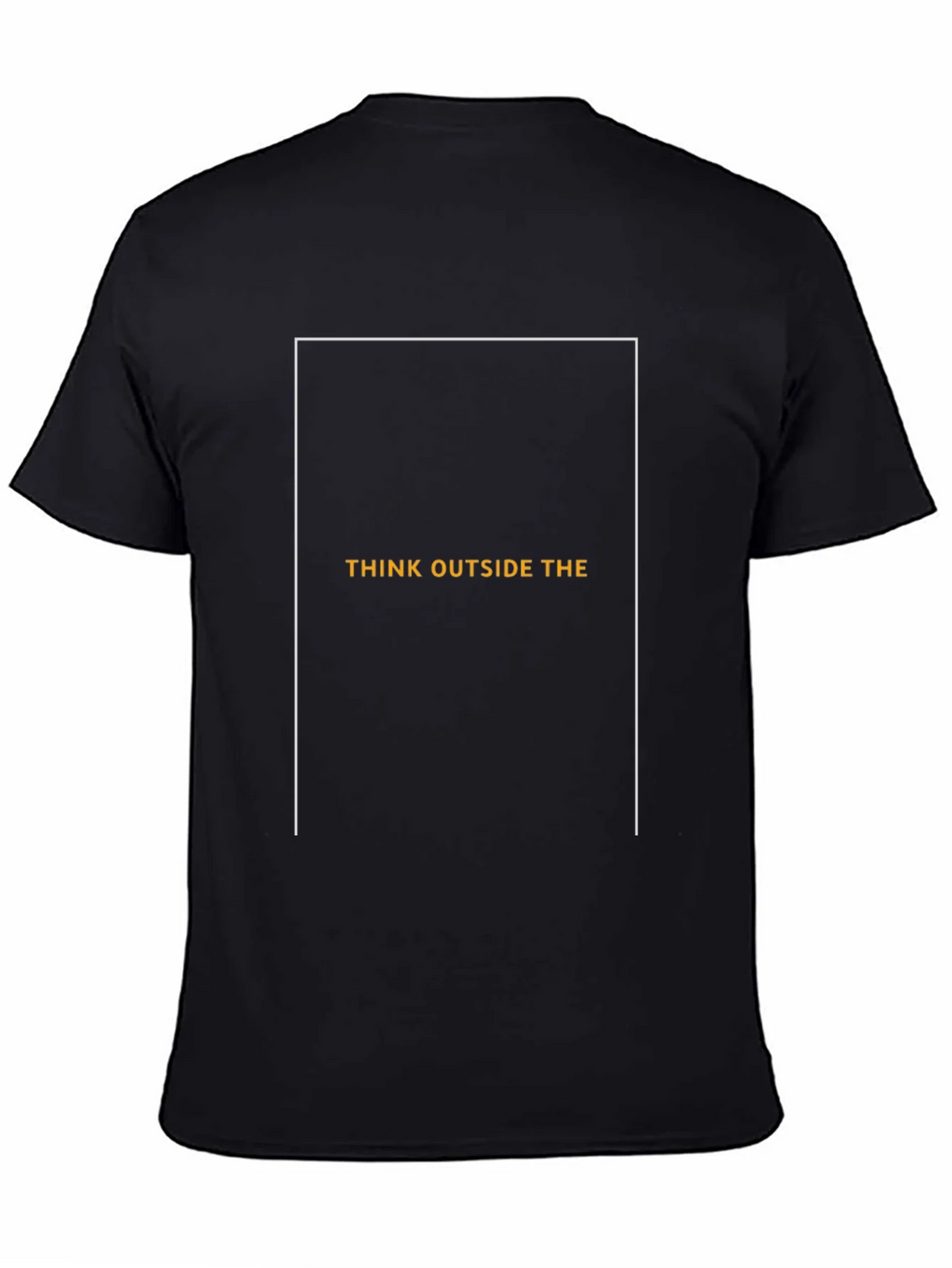 Think Outside the Box Graphic Tee - Black product image 4