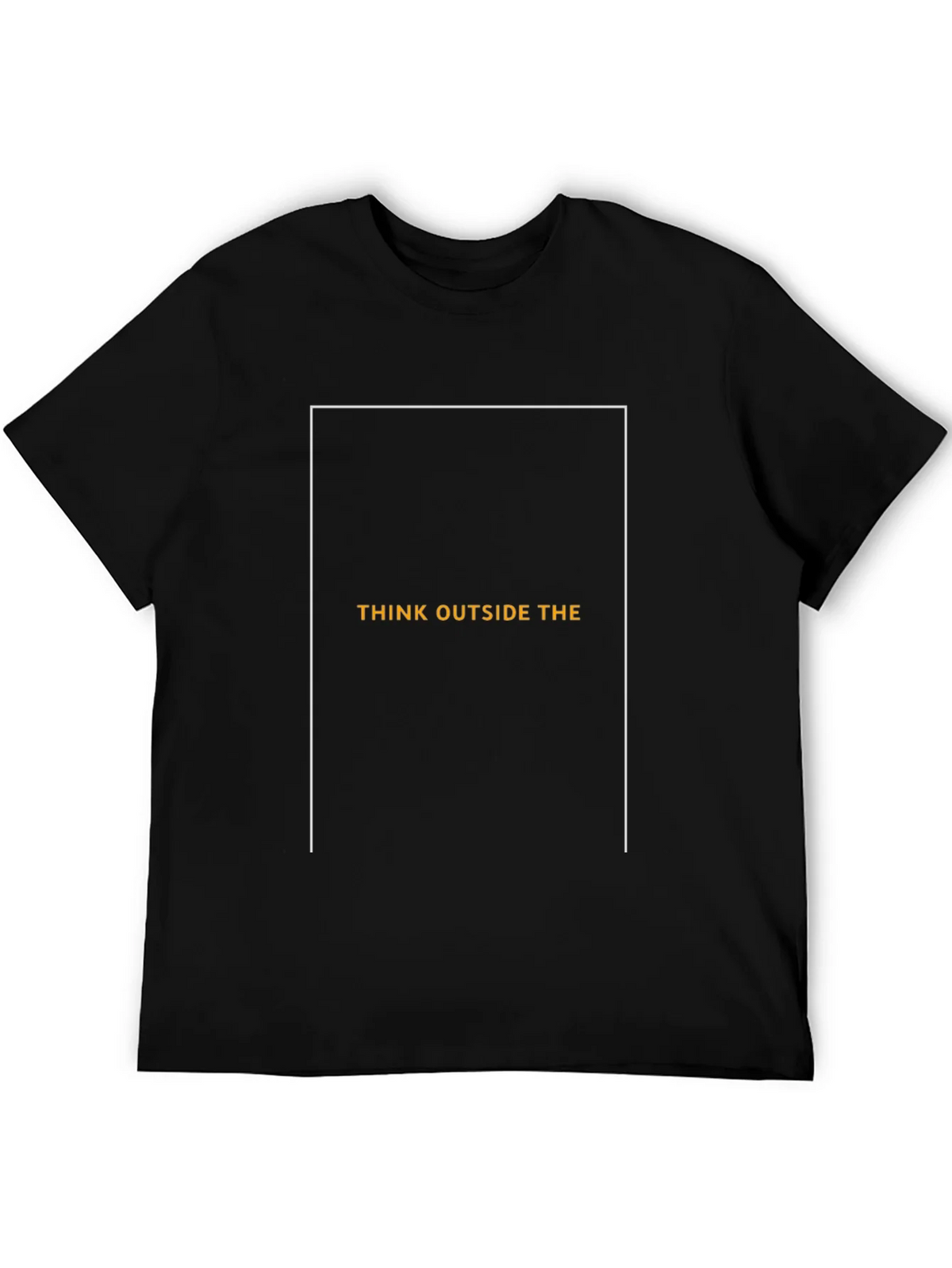 Think Outside the Box Graphic Tee - Black product image 5