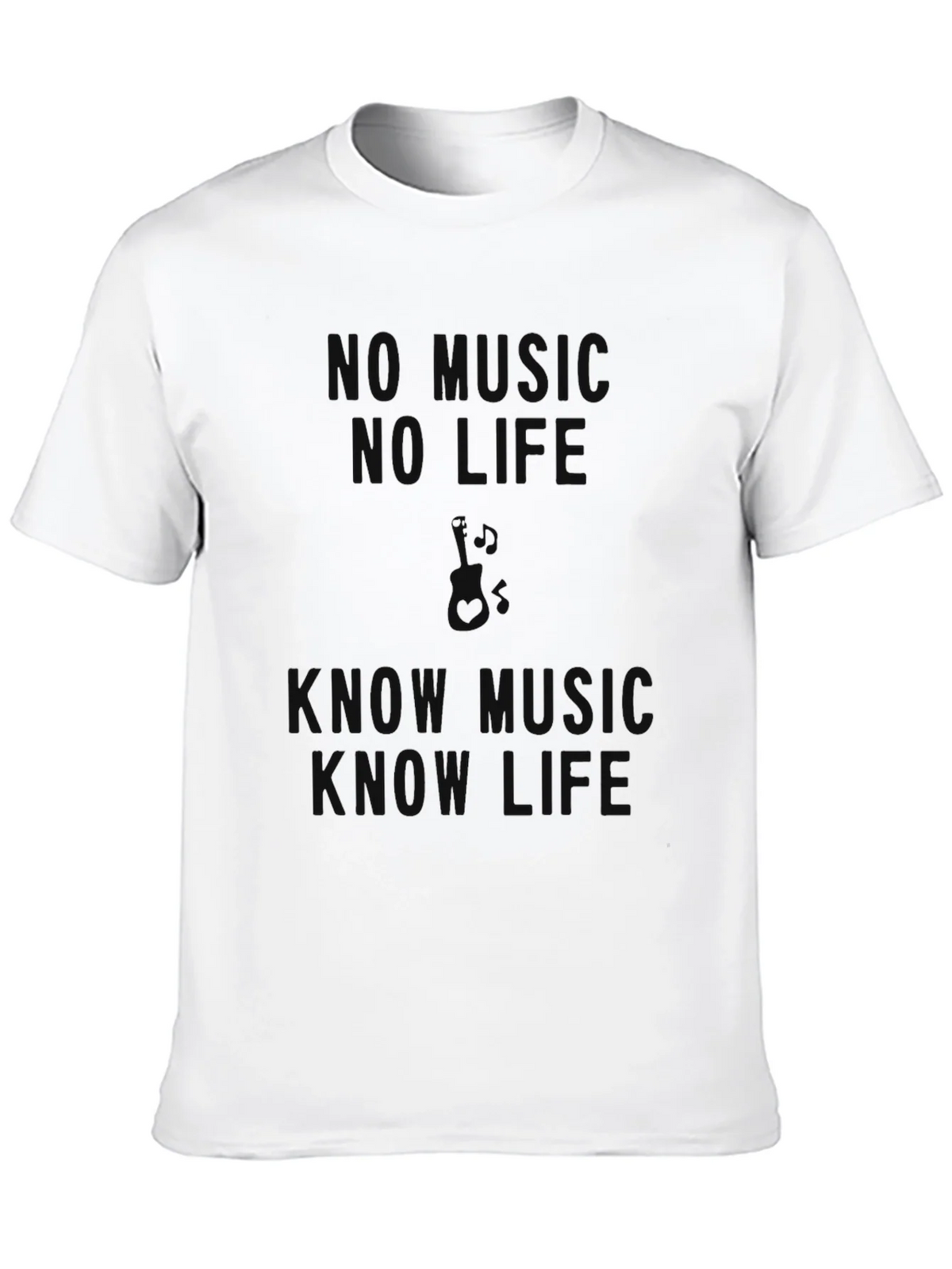 No Music No Life Graphic Tee - Black product image 9