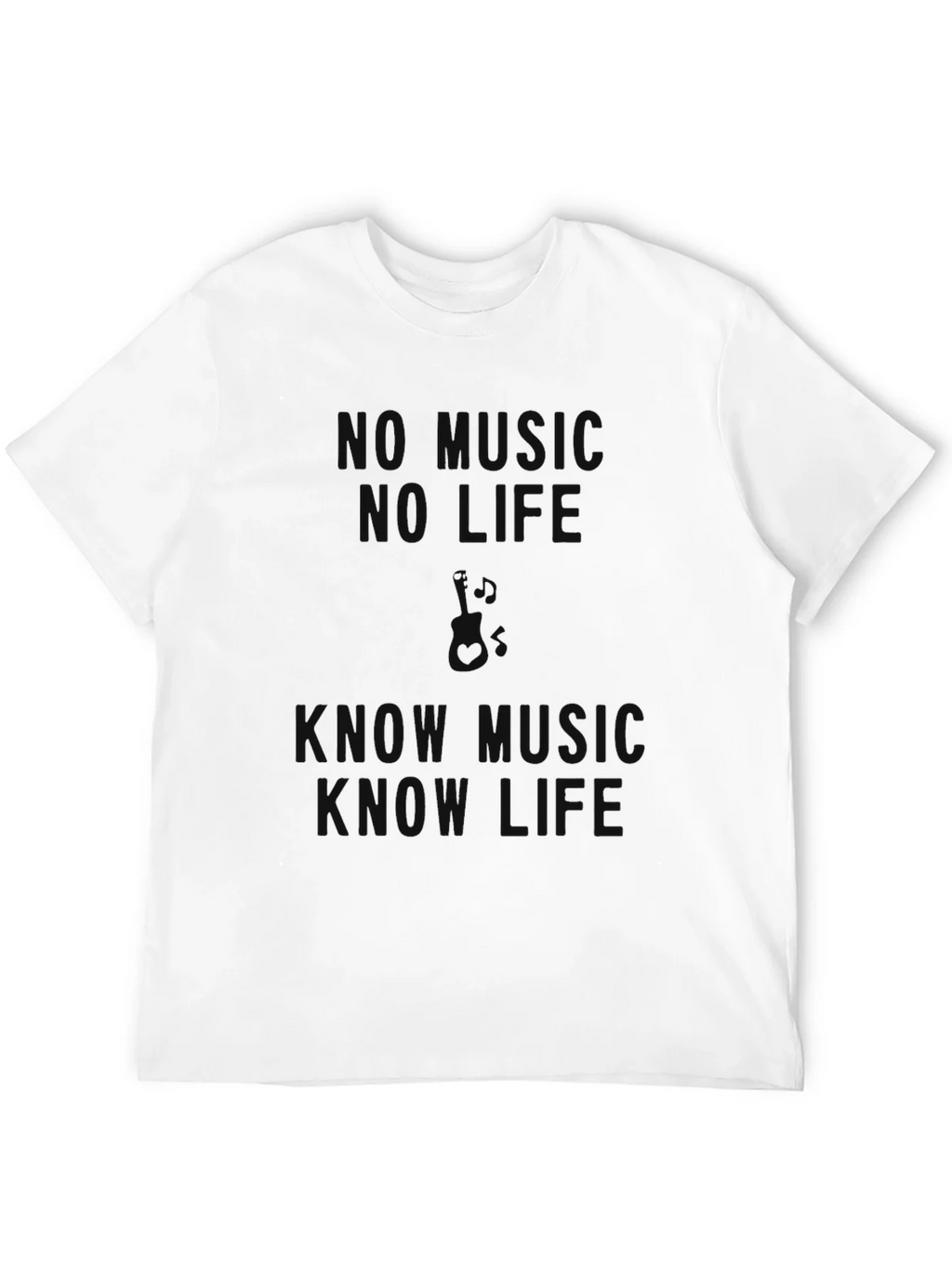 No Music No Life Graphic Tee - Black product image 11