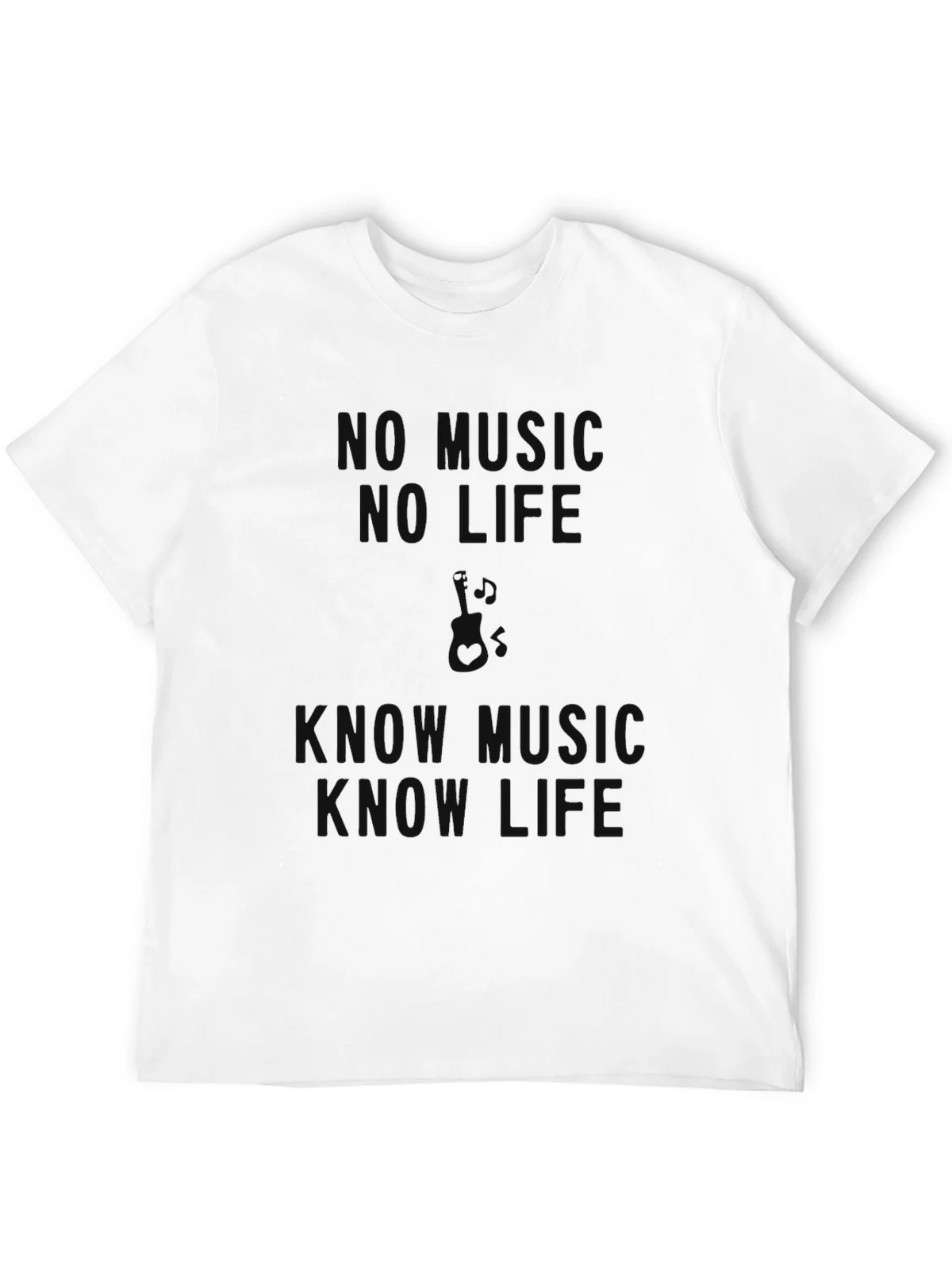No Music No Life Graphic Tee - Black product image 11