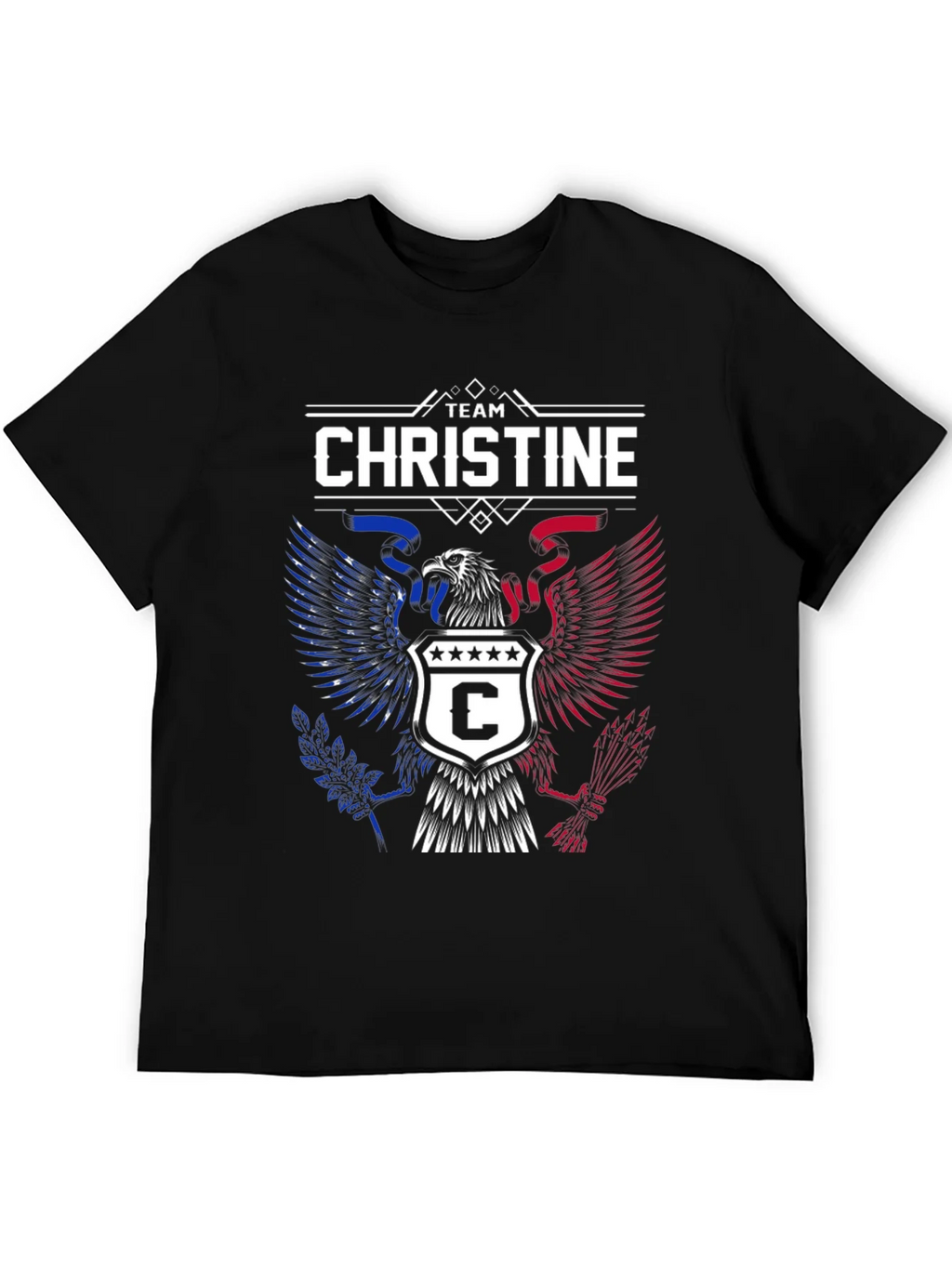 Team Christine Eagle Graphic Tee - Patriotic Design product image 5