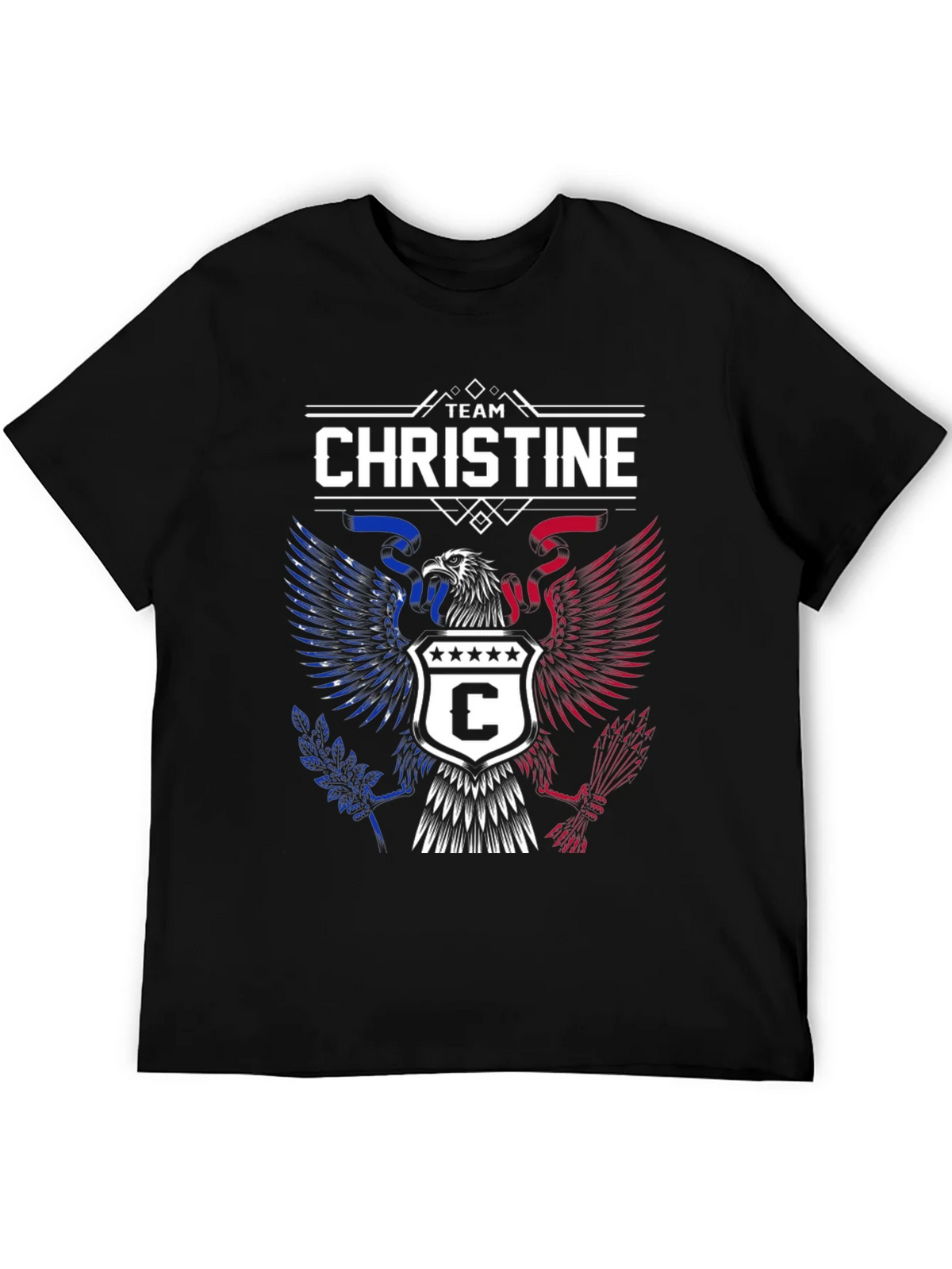 Team Christine Eagle Graphic Tee - Patriotic Design product image 5