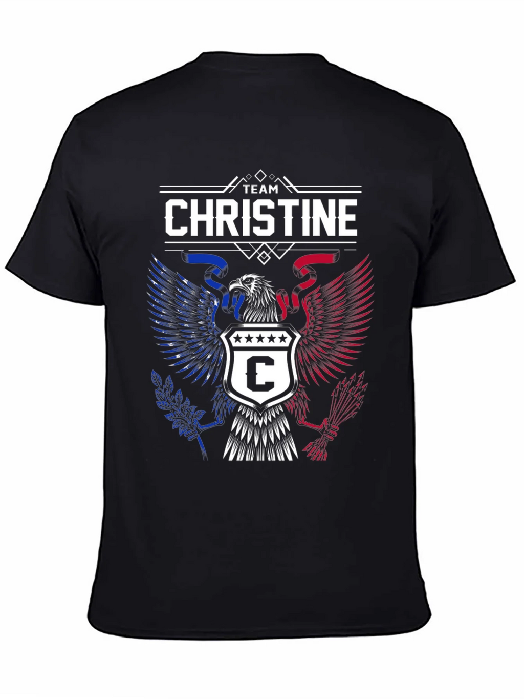 Team Christine Eagle Graphic Tee - Patriotic Design product image 4