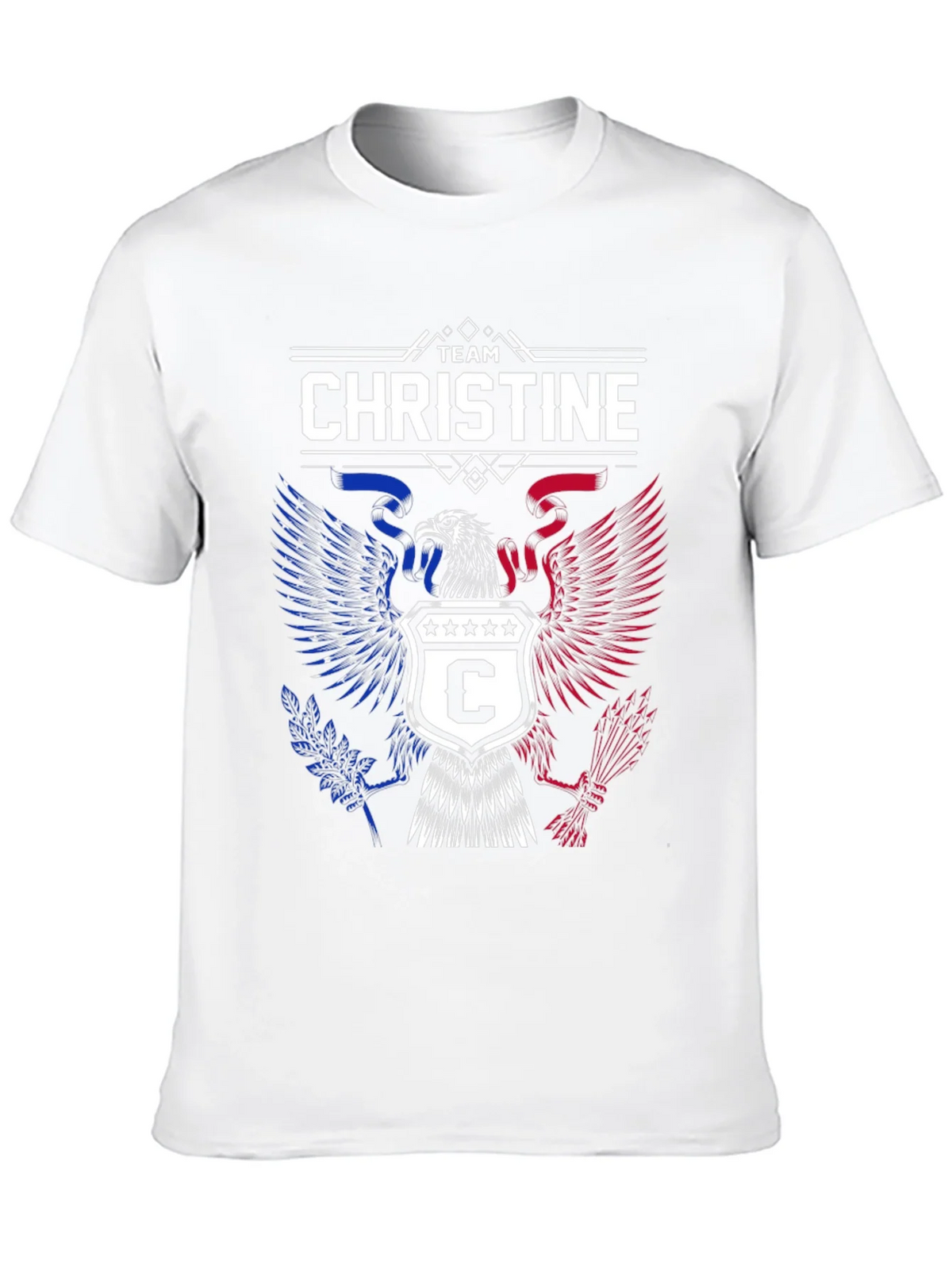 Team Christine Eagle Graphic Tee - Patriotic Design product image 9