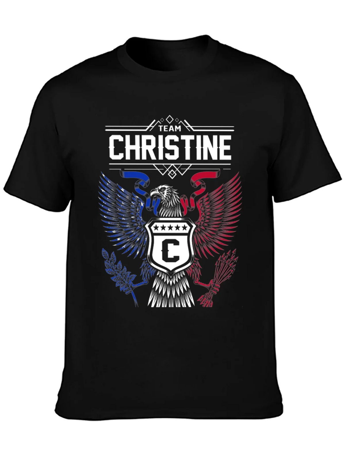 Team Christine Eagle Graphic Tee - Patriotic Design product image 3