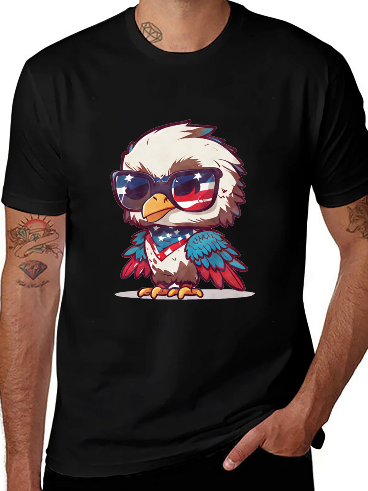 Patriotic Eagle T-Shirt product image 1