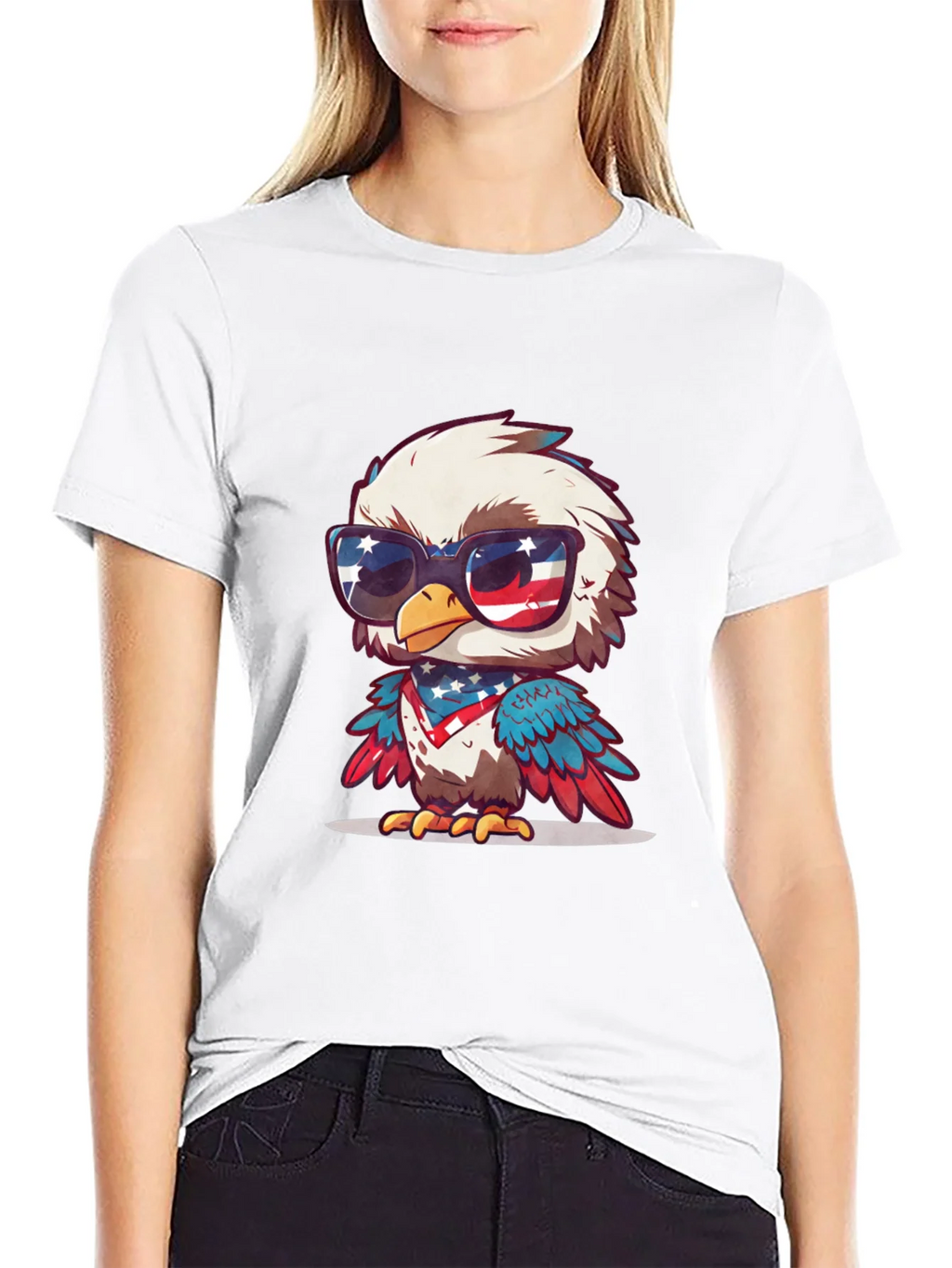 Patriotic Eagle T-Shirt product image 6