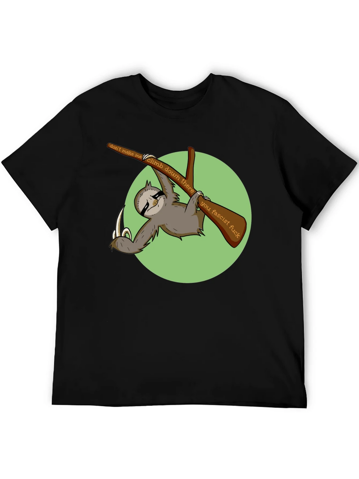 Sloth Graphic T-Shirt: Dont Make Me Climb Down product image 5