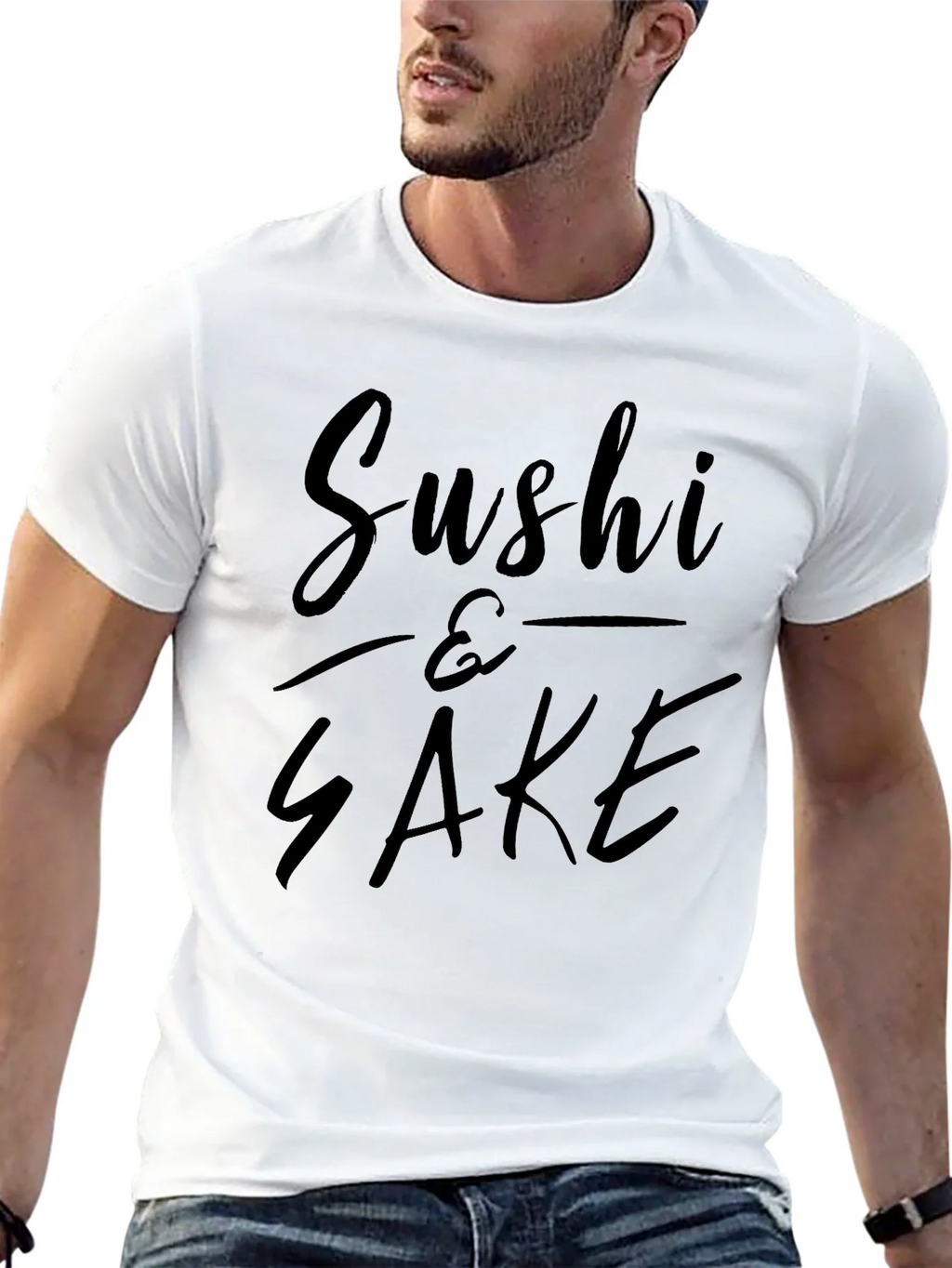 Sushi & Sake Graphic T-Shirt product image 11