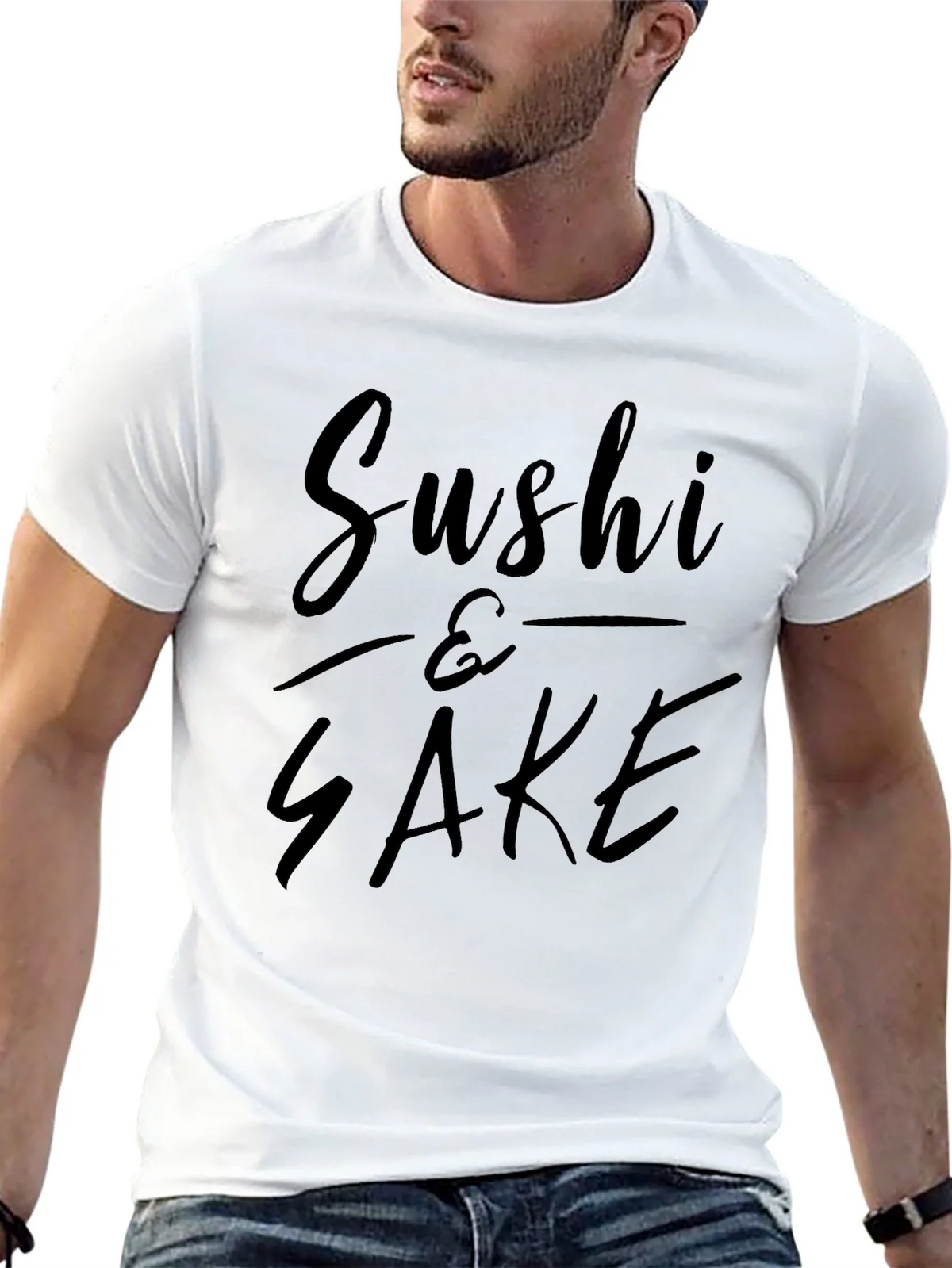 Sushi & Sake Graphic T-Shirt product image 11