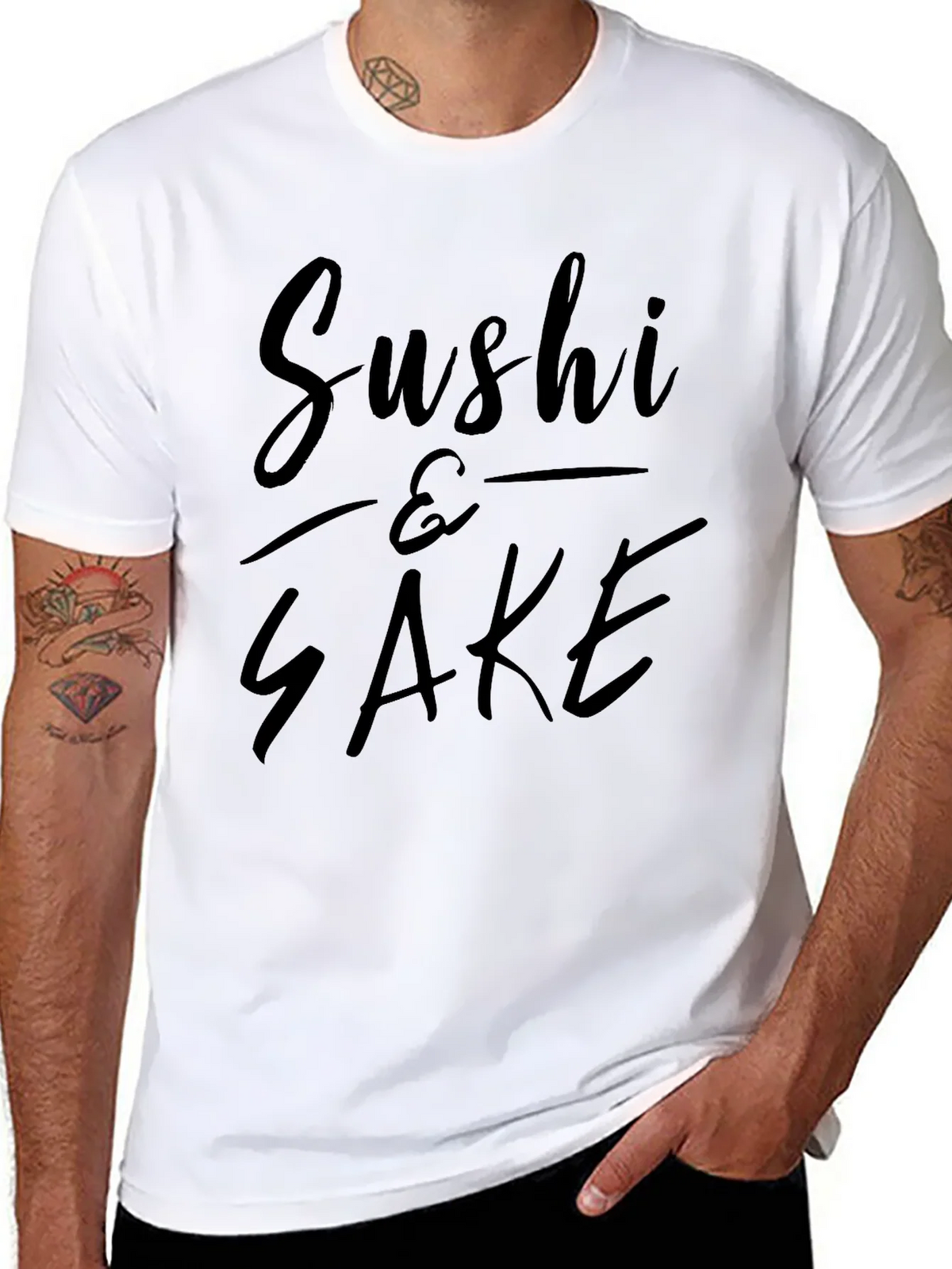 Sushi & Sake Graphic T-Shirt product image 7