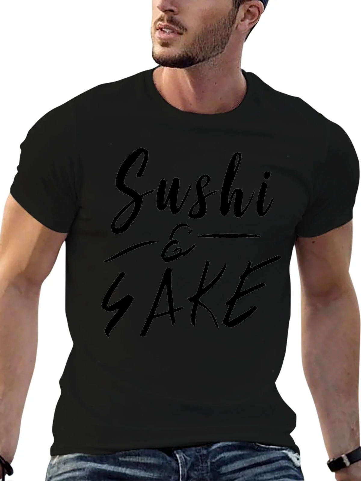 Sushi & Sake Graphic T-Shirt product image 6