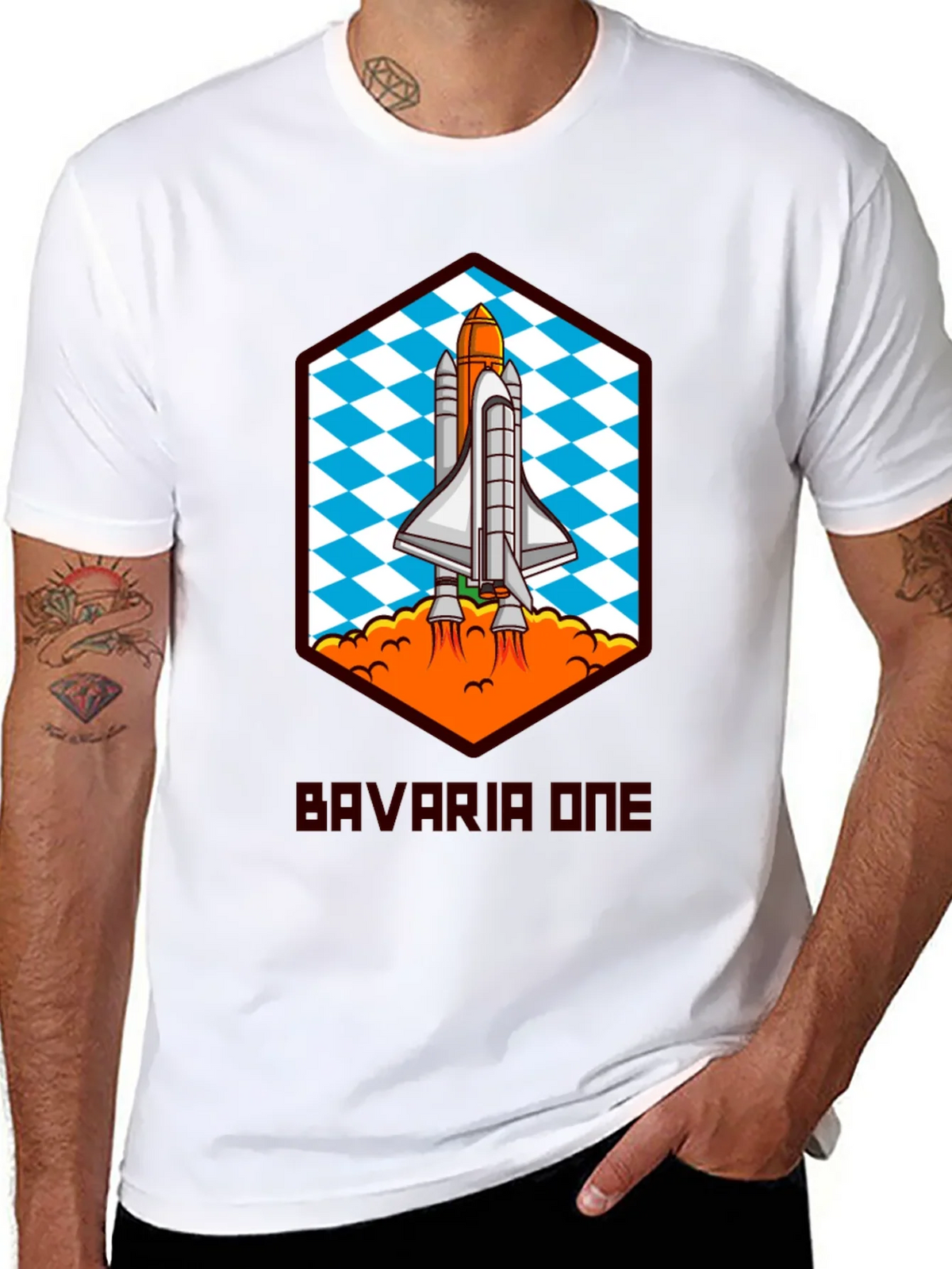 Bavaria One Space Shuttle T-Shirt product image 7