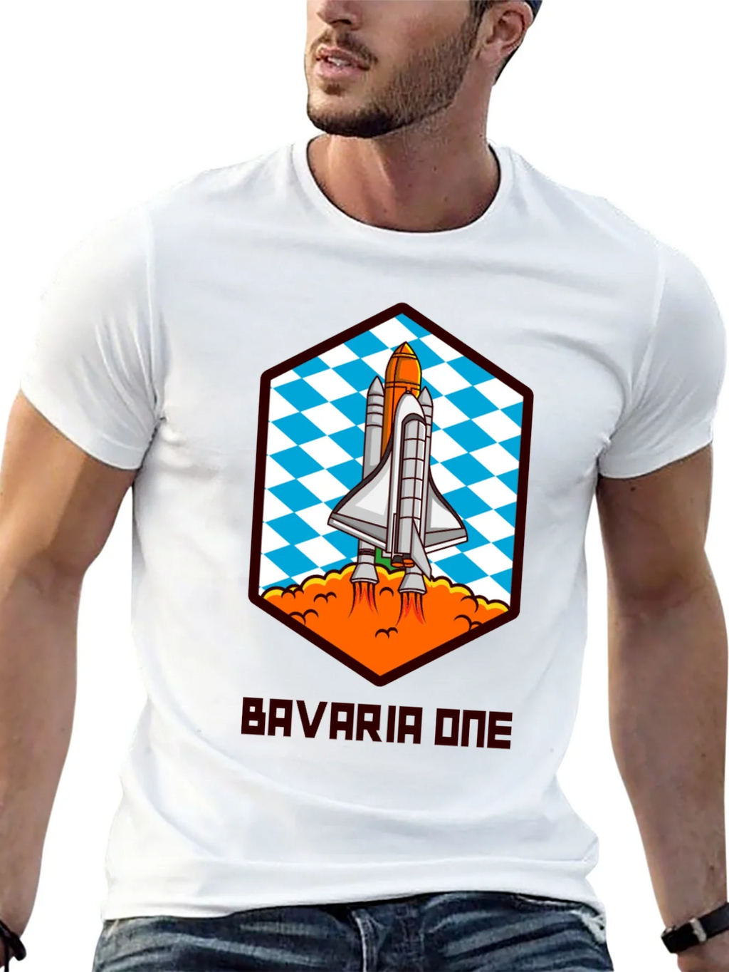 Bavaria One Space Shuttle T-Shirt product image 12