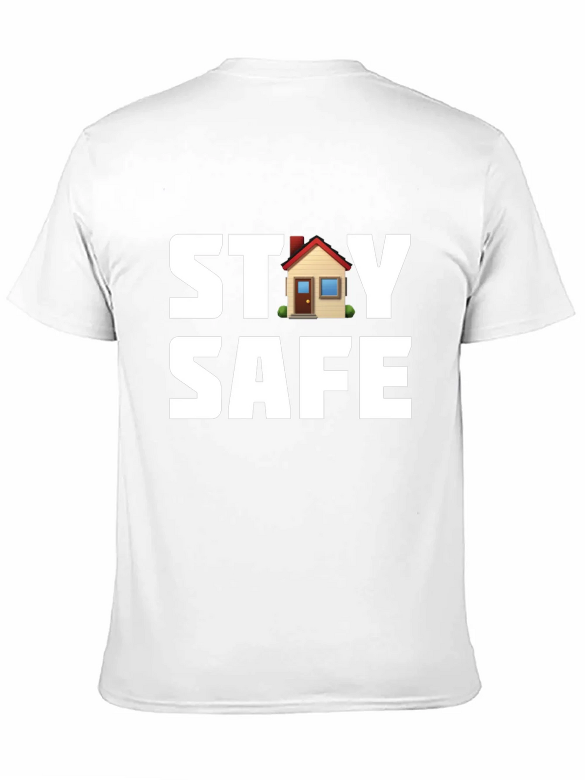 Stay Safe T-Shirt with House Graphic product image 8
