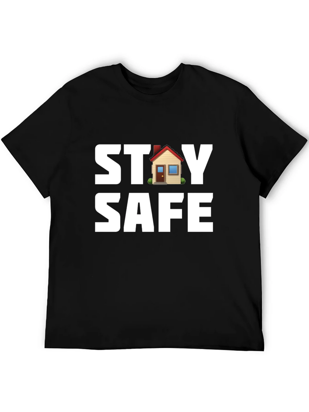 Stay Safe T-Shirt with House Graphic product image 4