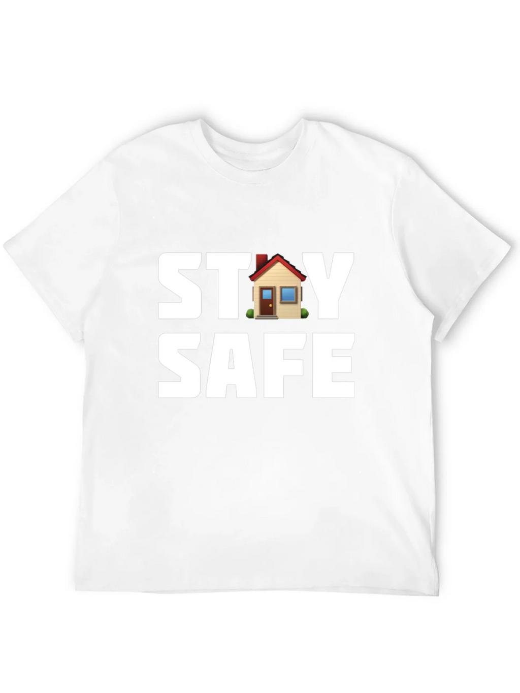 Stay Safe T-Shirt with House Graphic product image 9