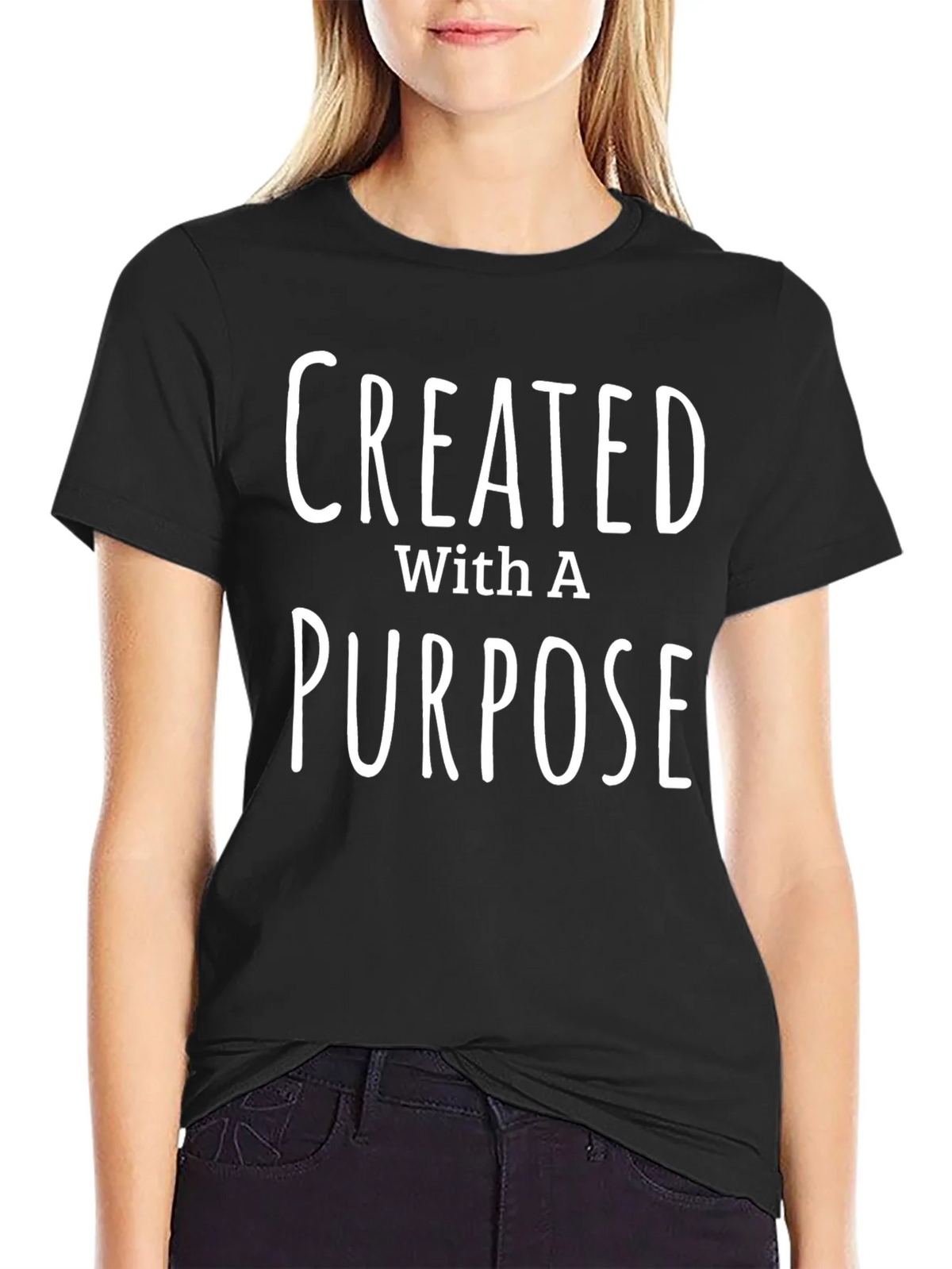 Created With A Purpose Graphic T-Shirt product image 2