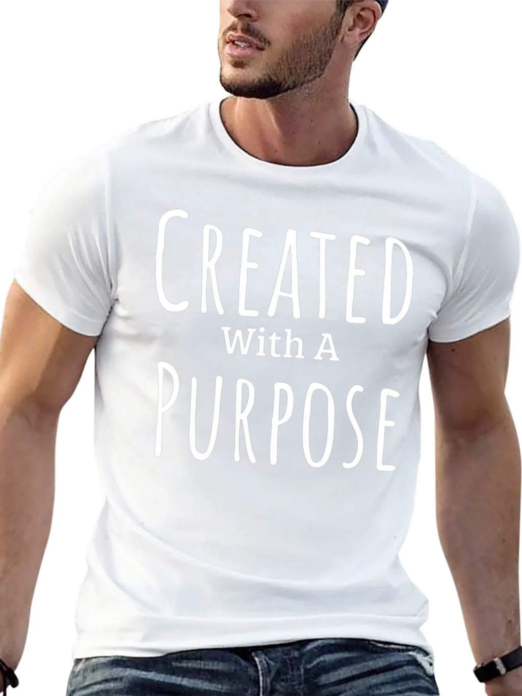 Created With A Purpose Graphic T-Shirt product image 11