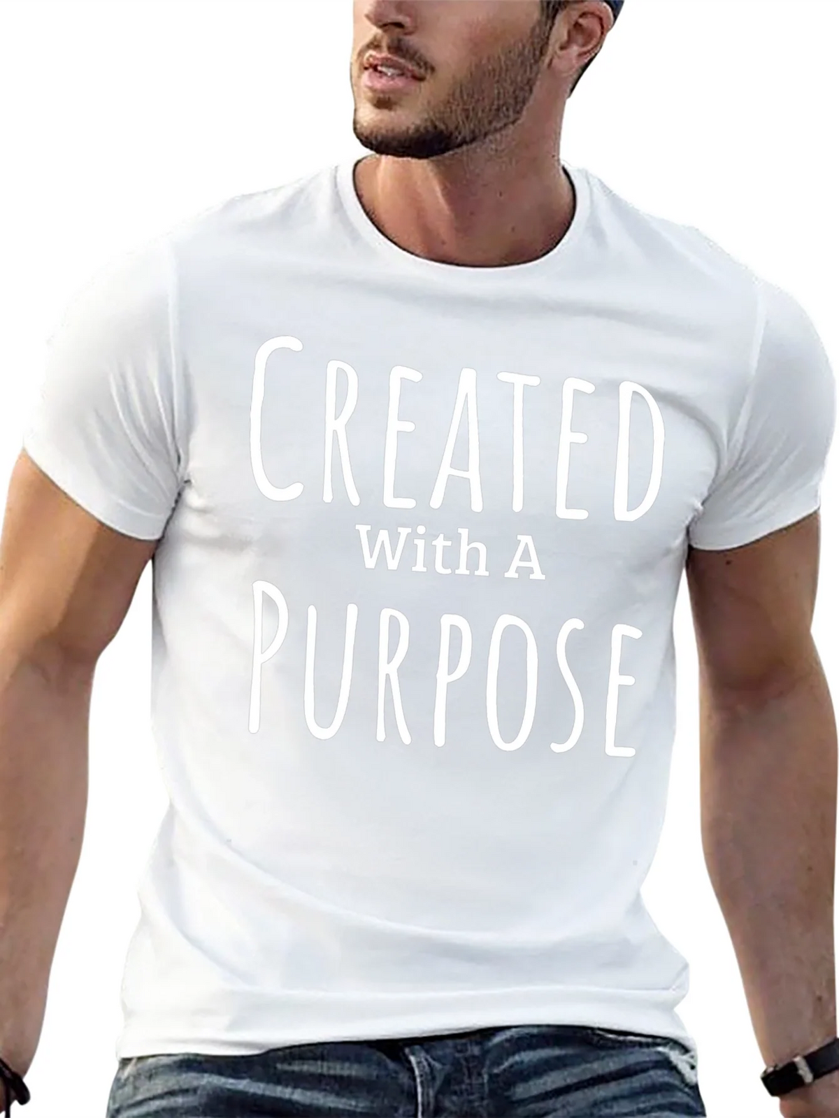 Created With A Purpose Graphic T-Shirt product image 11