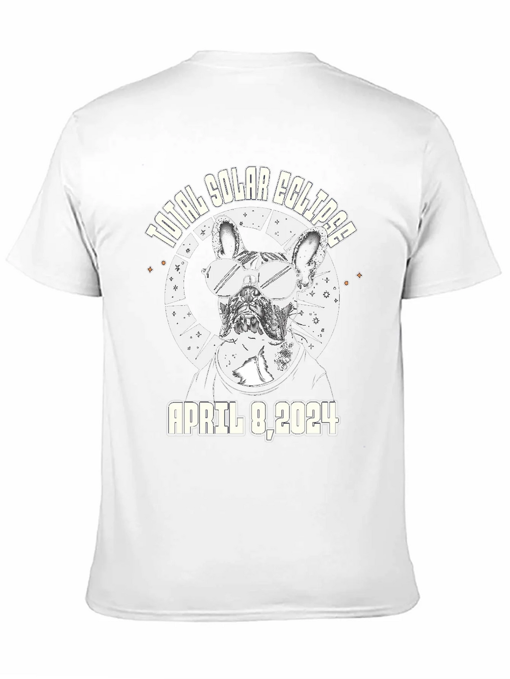 Total Solar Eclipse April 8 2024 Dog T-Shirt product image 5