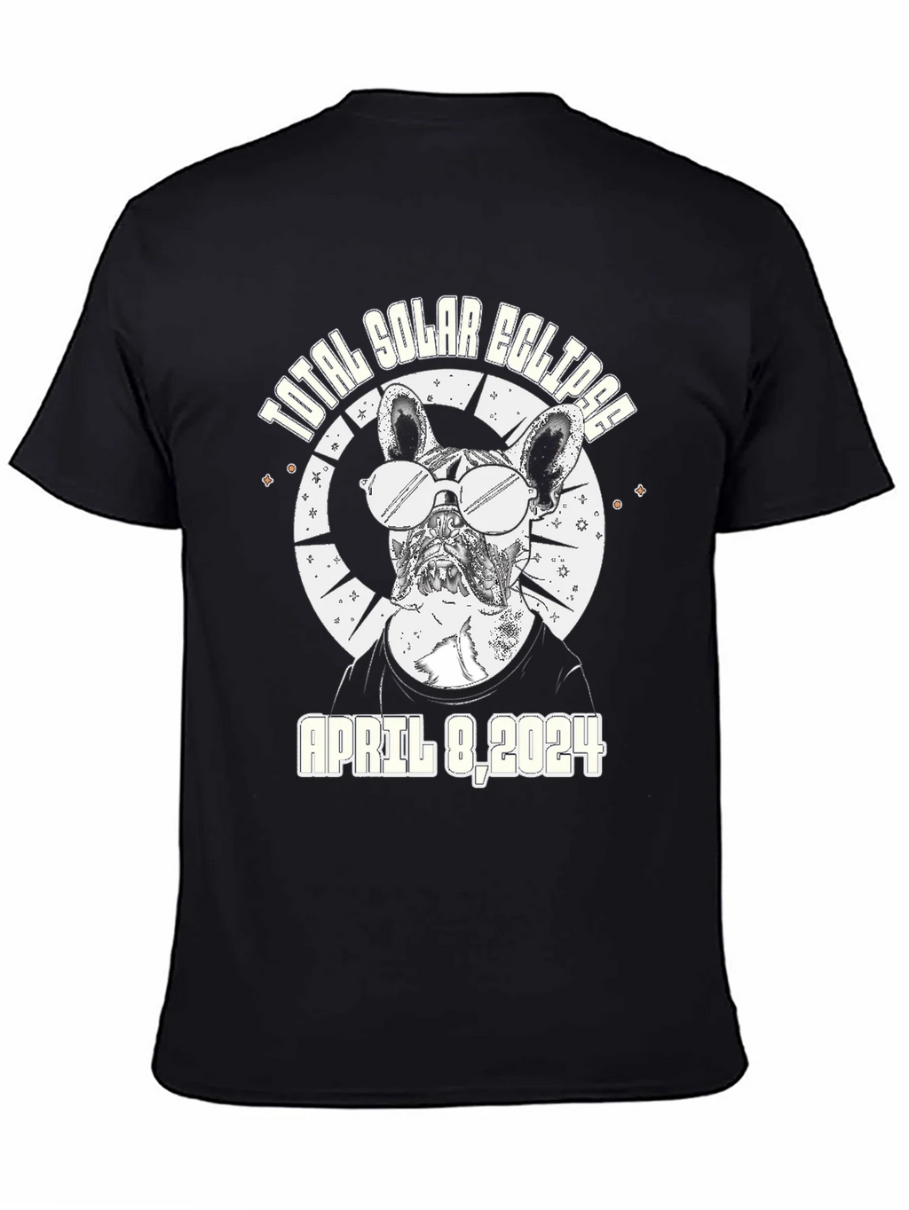 Total Solar Eclipse April 8 2024 Dog T-Shirt product image 2
