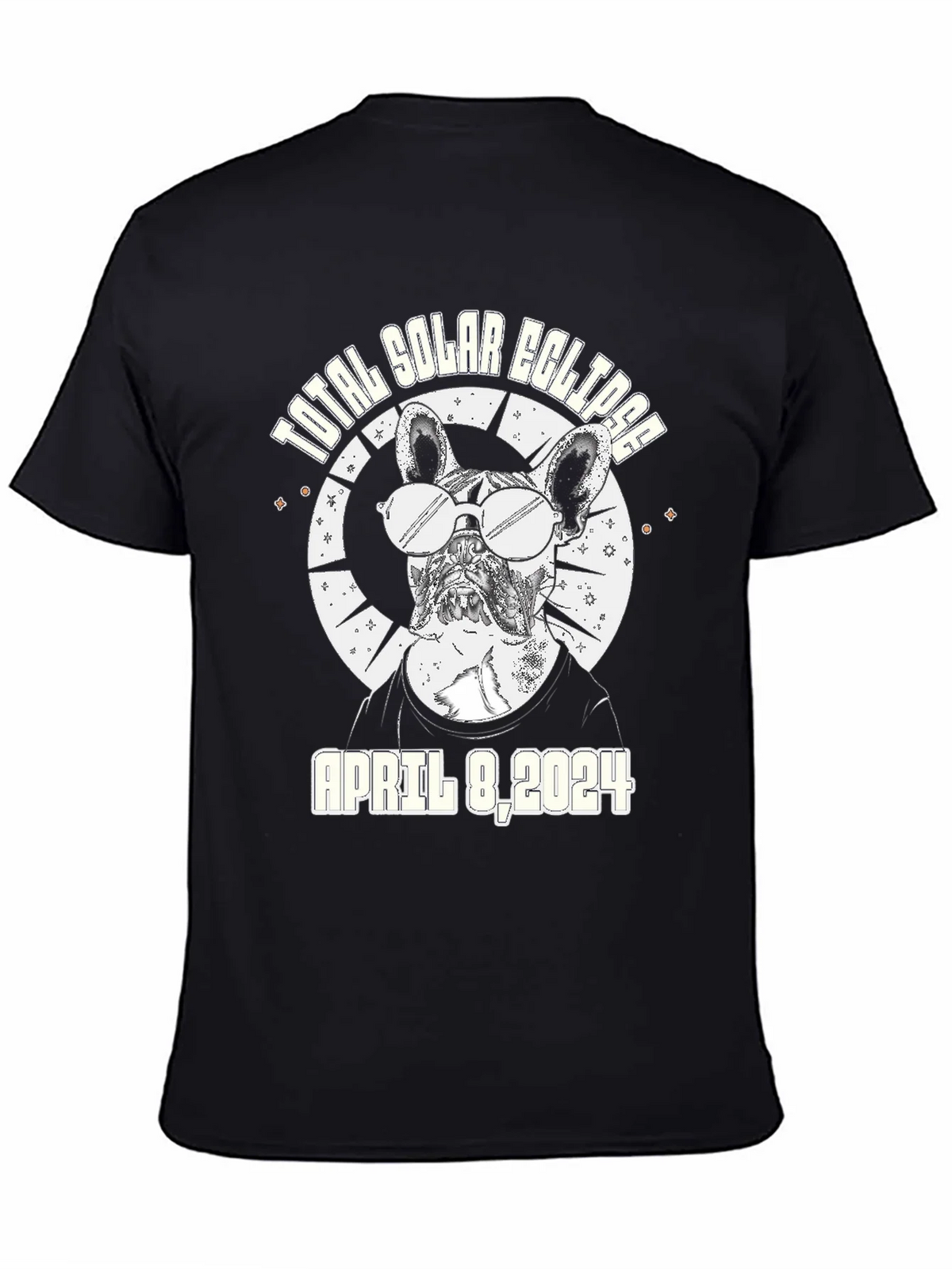 Total Solar Eclipse April 8 2024 Dog T-Shirt product image 2