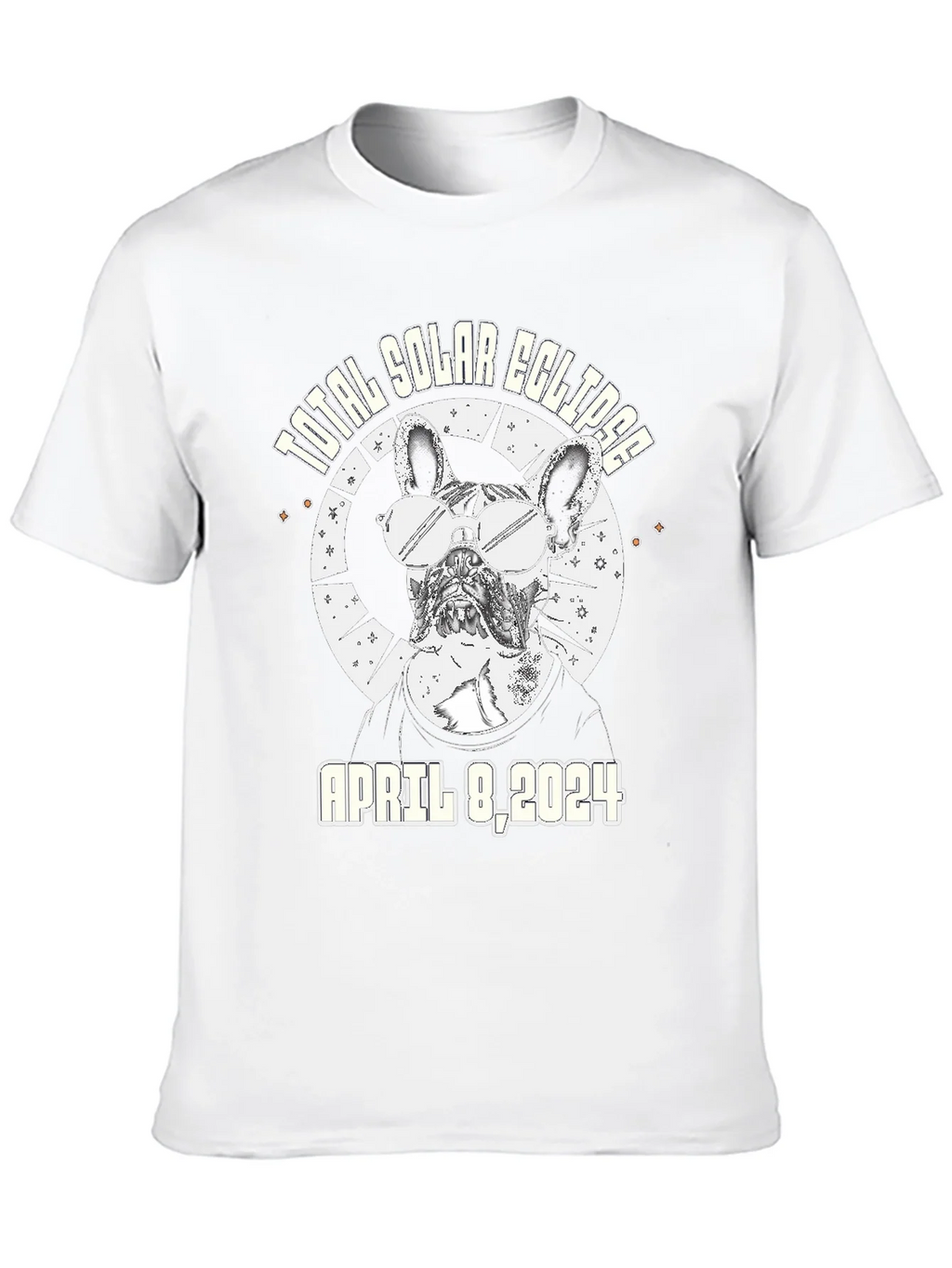 Total Solar Eclipse April 8 2024 Dog T-Shirt product image 4