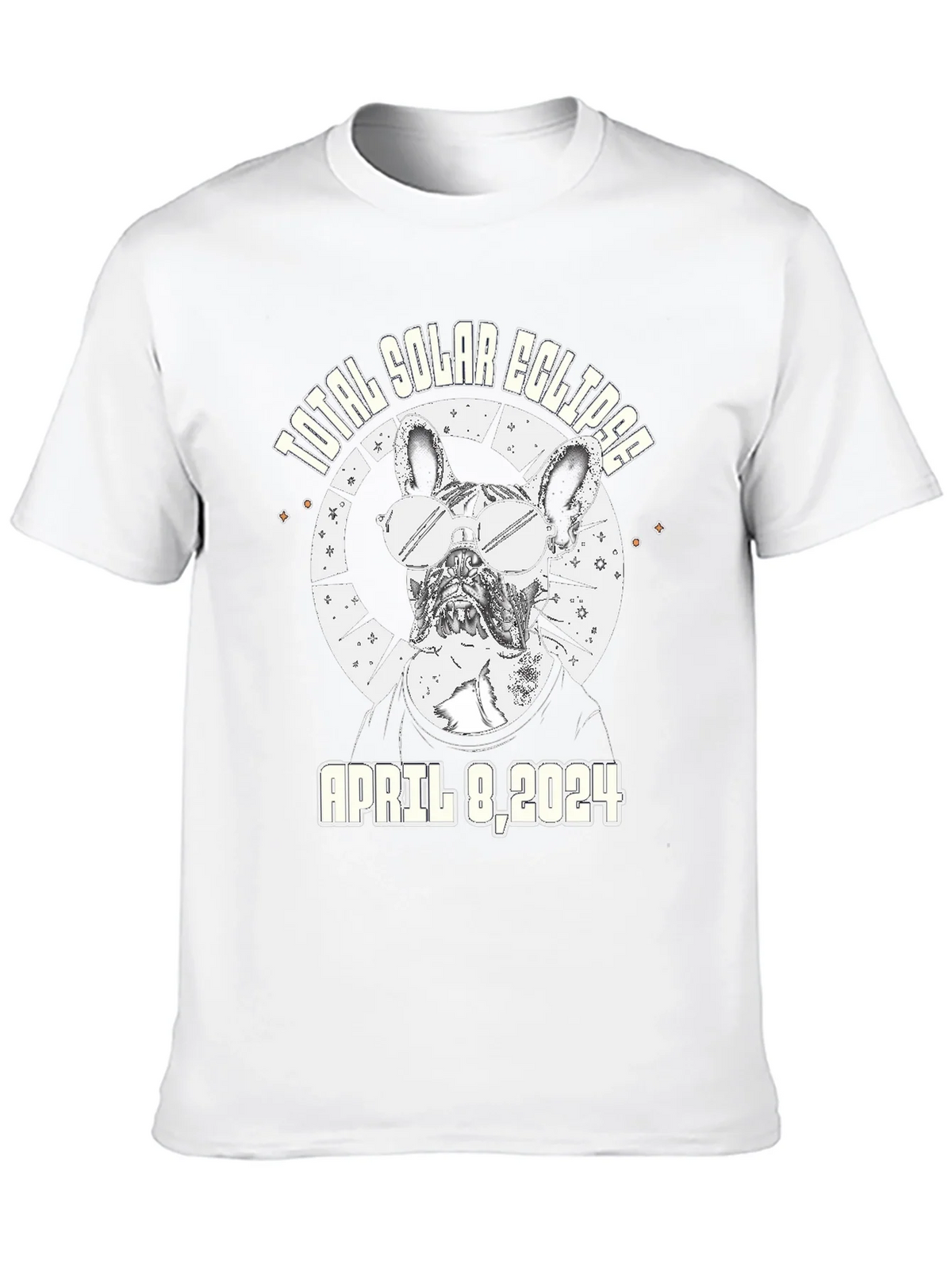 Total Solar Eclipse April 8 2024 Dog T-Shirt product image 4